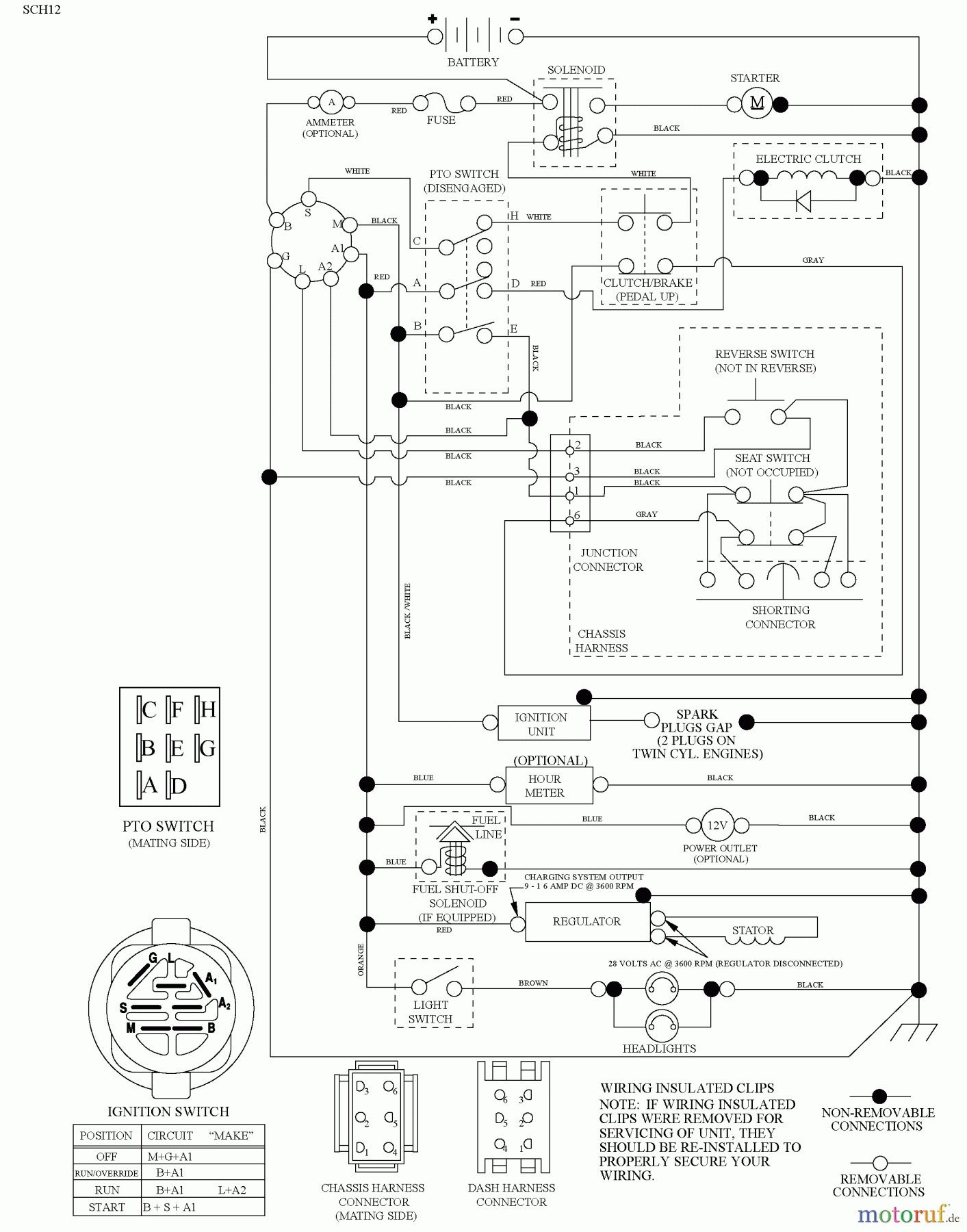  Husqvarna Rasen und Garten Traktoren YTH 24V54 (917.289640) - Husqvarna Yard Tractor (2010-04 & After) (Sears Craftsman) Schematic