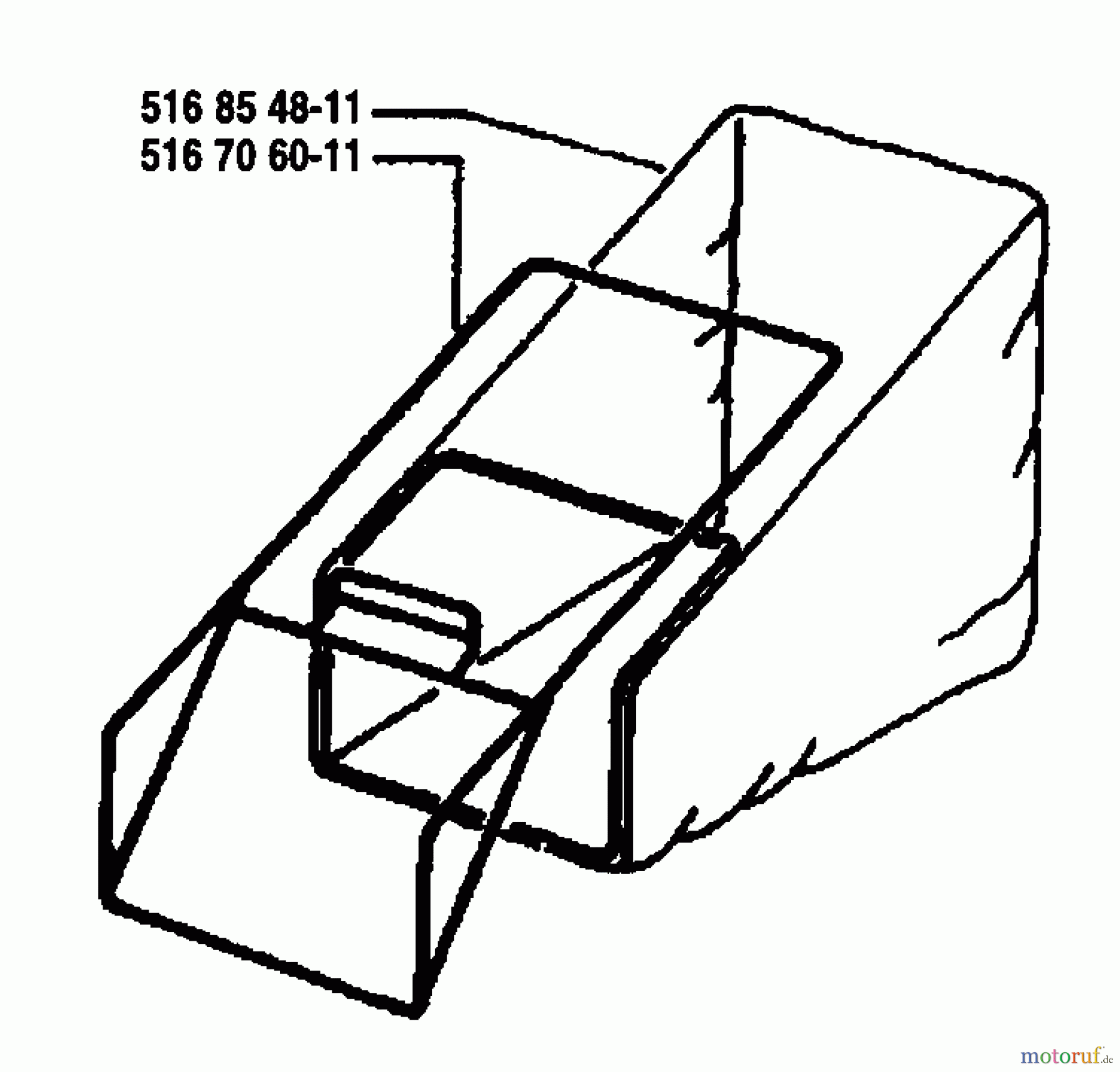  Husqvarna Rasenmäher Royal 53 SE - Husqvarna Walk-Behind Mower (1990-06 to 1992-04) Grass Catcher Assembly