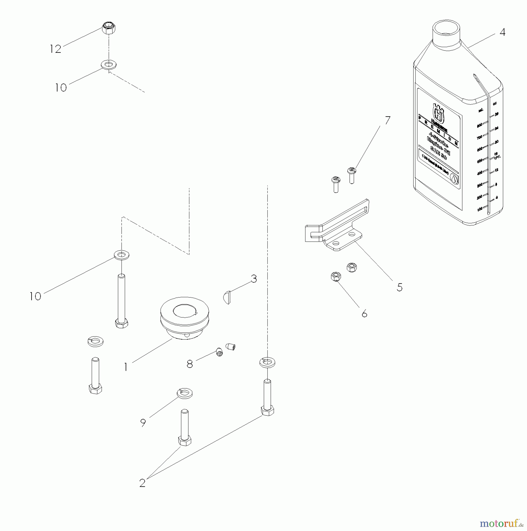  Husqvarna Rasenmäher W 21SBHC (968999778) - Husqvarna Walk-Behind Mower (2007-03 & After) Engine Plate Honda BBC Models 968999778