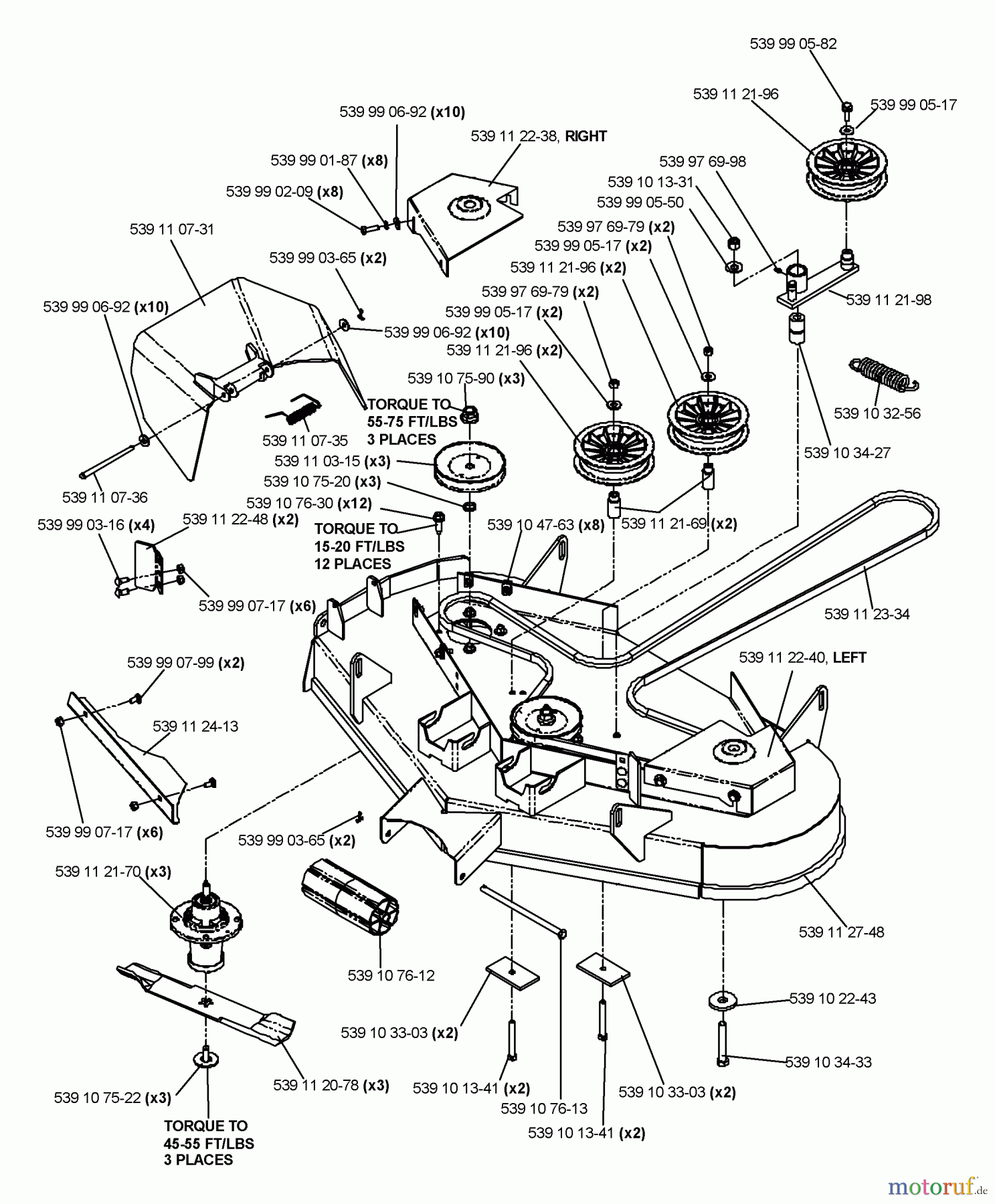  Husqvarna Nullwendekreismäher, Zero-Turn EZ 4216 HO (968999290) - Husqvarna Zero-Turn Mower (2006-02 & After) Deck Assembly 42