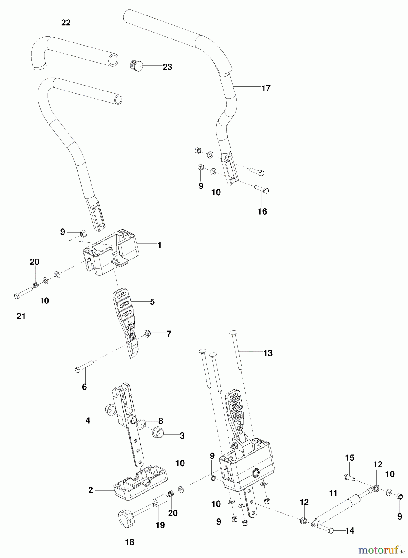  Husqvarna Nullwendekreismäher, Zero-Turn EZC 4824 BF (966047501) - Husqvarna Zero-Turn Mower (2010-06 & After) Steering