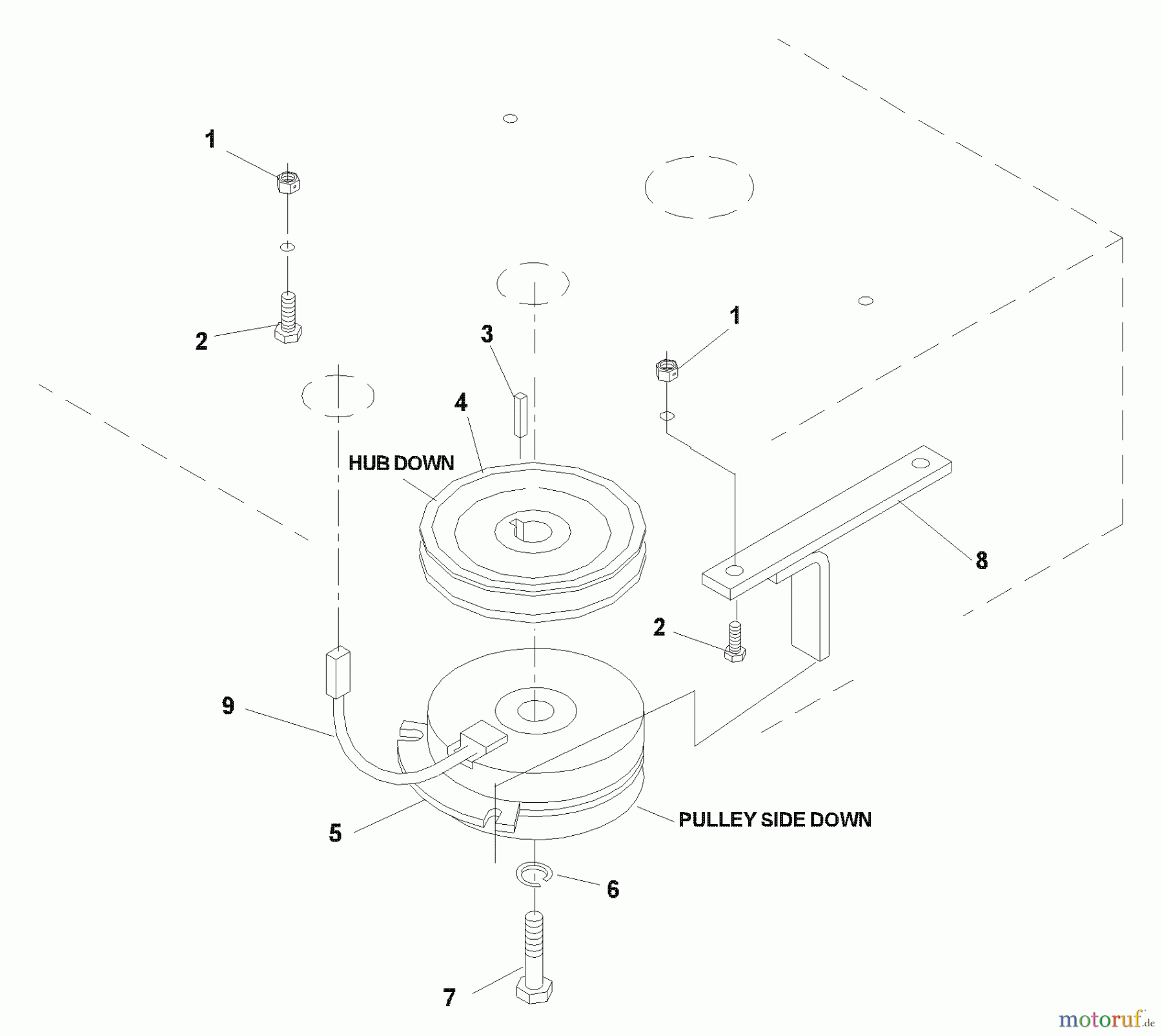  Husqvarna Nullwendekreismäher, Zero-Turn iZ 4218 KAA (968999204) - Husqvarna Zero-Turn Mower (2004-08 & After) Engine Assembly