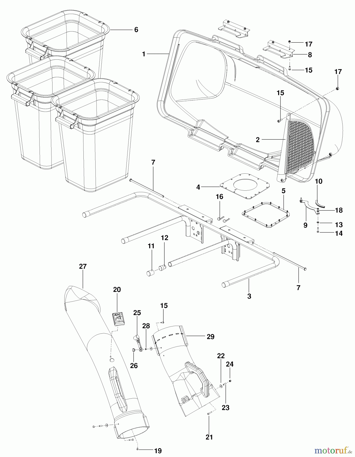  Husqvarna Zubehör, Rasenmäher / Mäher H 348 F (966529202) - Husqvarna 48