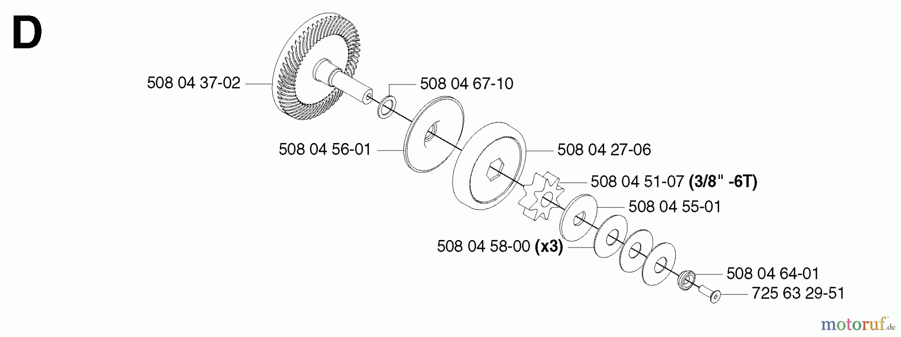  Jonsered Motorsägen CS2115EL - Jonsered Chainsaw (2003-01) CLUTCH #1