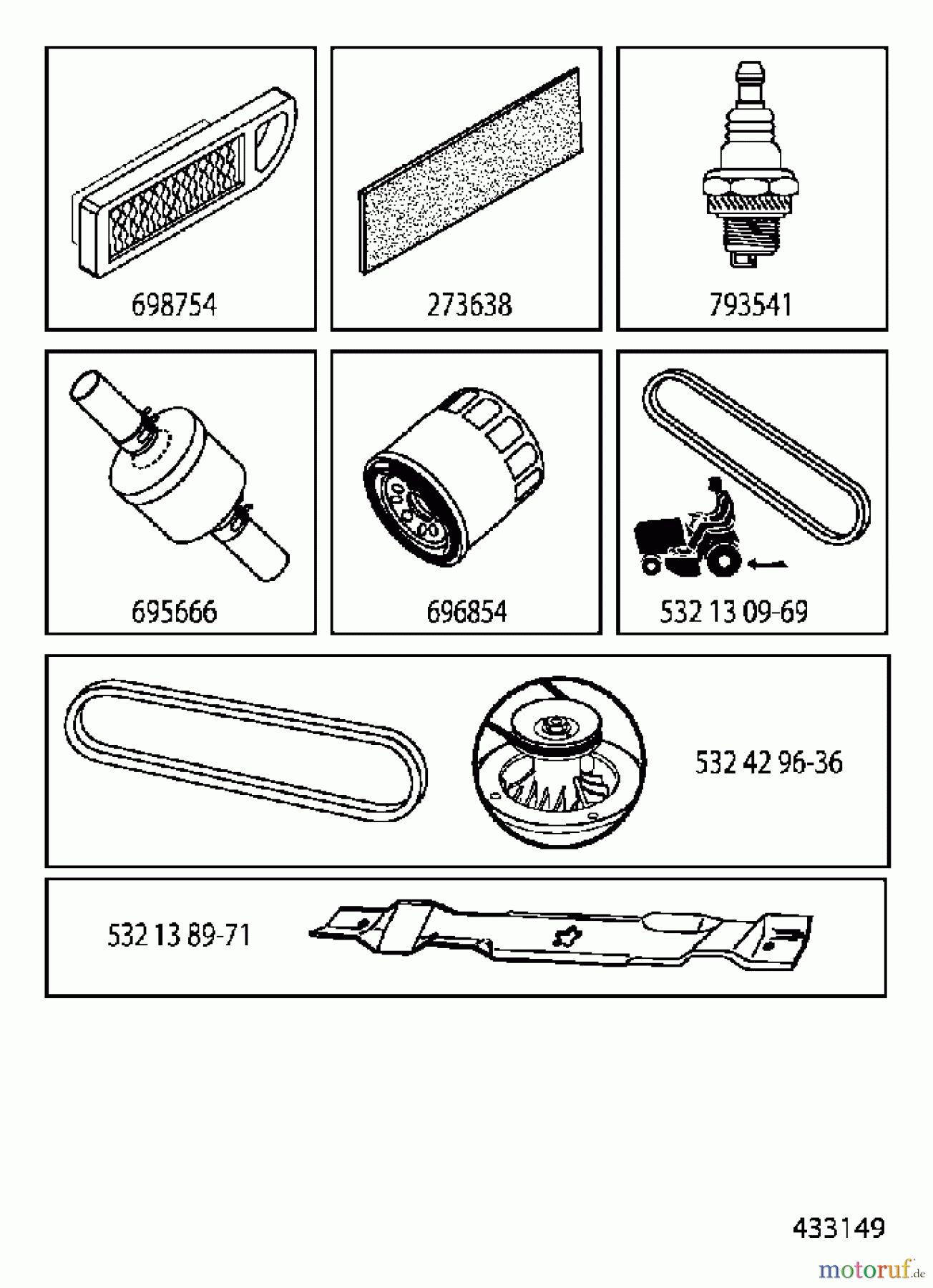  Jonsered Rasen  und Garten Traktoren LT2216 A2 (96041018100) - Jonsered Lawn & Garden Tractor (2010-02) FREQUENTLY USED PARTS