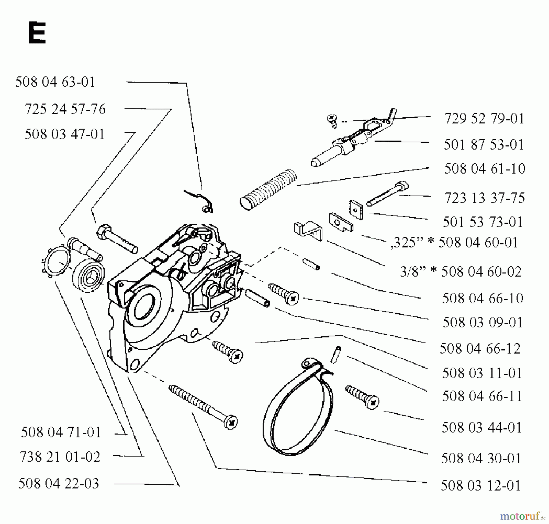  Jonsered Motorsägen 2015EL - Jonsered Chainsaw (1992-04) CHAIN BRAKE