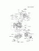 Kawasaki Motoren FA210V - AS02 bis FH641V - DS24 FH381V-DS10 - Kawasaki FH381V 4-Stroke Engine Pièces détachées CYLINDER/CRANKCASE
