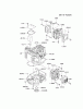 Kawasaki Motoren FA210V - AS02 bis FH641V - DS24 FH500V-AS25 - Kawasaki FH500V 4-Stroke Engine Pièces détachées CYLINDER/CRANKCASE