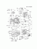 Kawasaki Motoren FH641V - DS25 bis FS481V - BS13 FH641V-HS06 - Kawasaki FH641V 4-Stroke Engine Pièces détachées CYLINDER/CRANKCASE #1