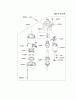 Kawasaki Motoren FH641V - DS25 bis FS481V - BS13 FH641V-ES27 - Kawasaki FH641V 4-Stroke Engine Pièces détachées STARTER