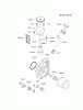 Kawasaki Motoren FH641V - DS25 bis FS481V - BS13 FH721V-CS08 - Kawasaki FH721V 4-Stroke Engine Pièces détachées LUBRICATION-EQUIPMENT