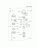 Kawasaki Motoren FA210V - AS02 bis FH641V - DS24 FC400V-BS02 - Kawasaki FC400V 4-Stroke Engine Pièces détachées STARTER