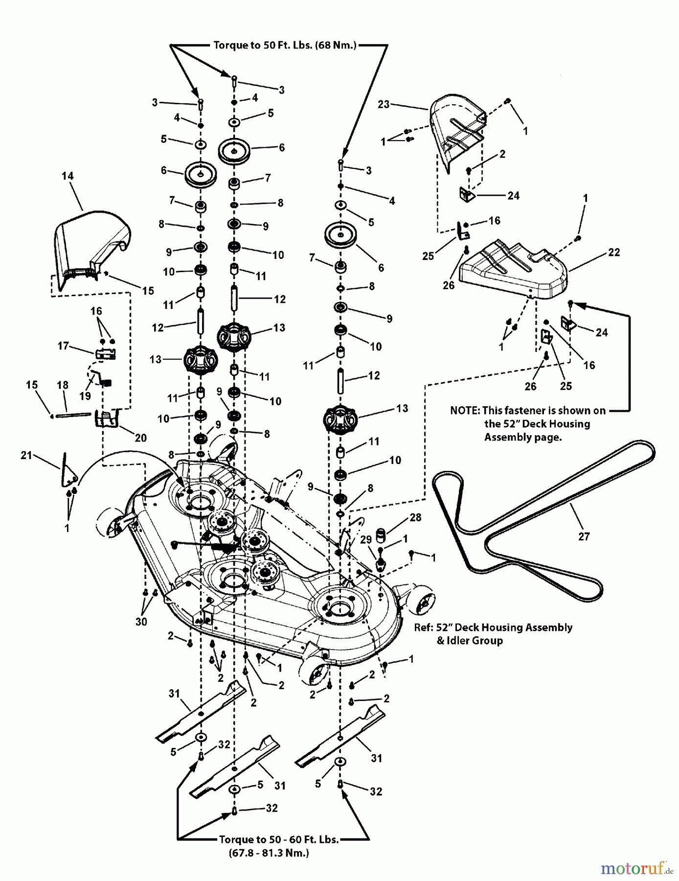  Murray Nullwendekreismäher, Zero-Turn 107.280073 (7800690A) - Craftsman ZTS7000, 285Z, 26HP B&S w/52