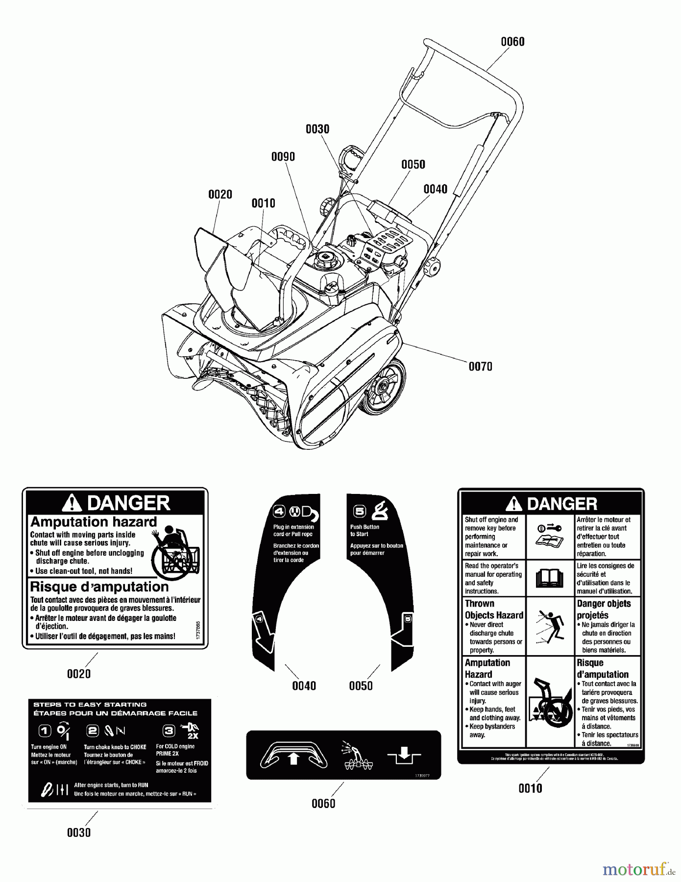  Murray Schneefräsen 1696289-00 - Canadiana 22