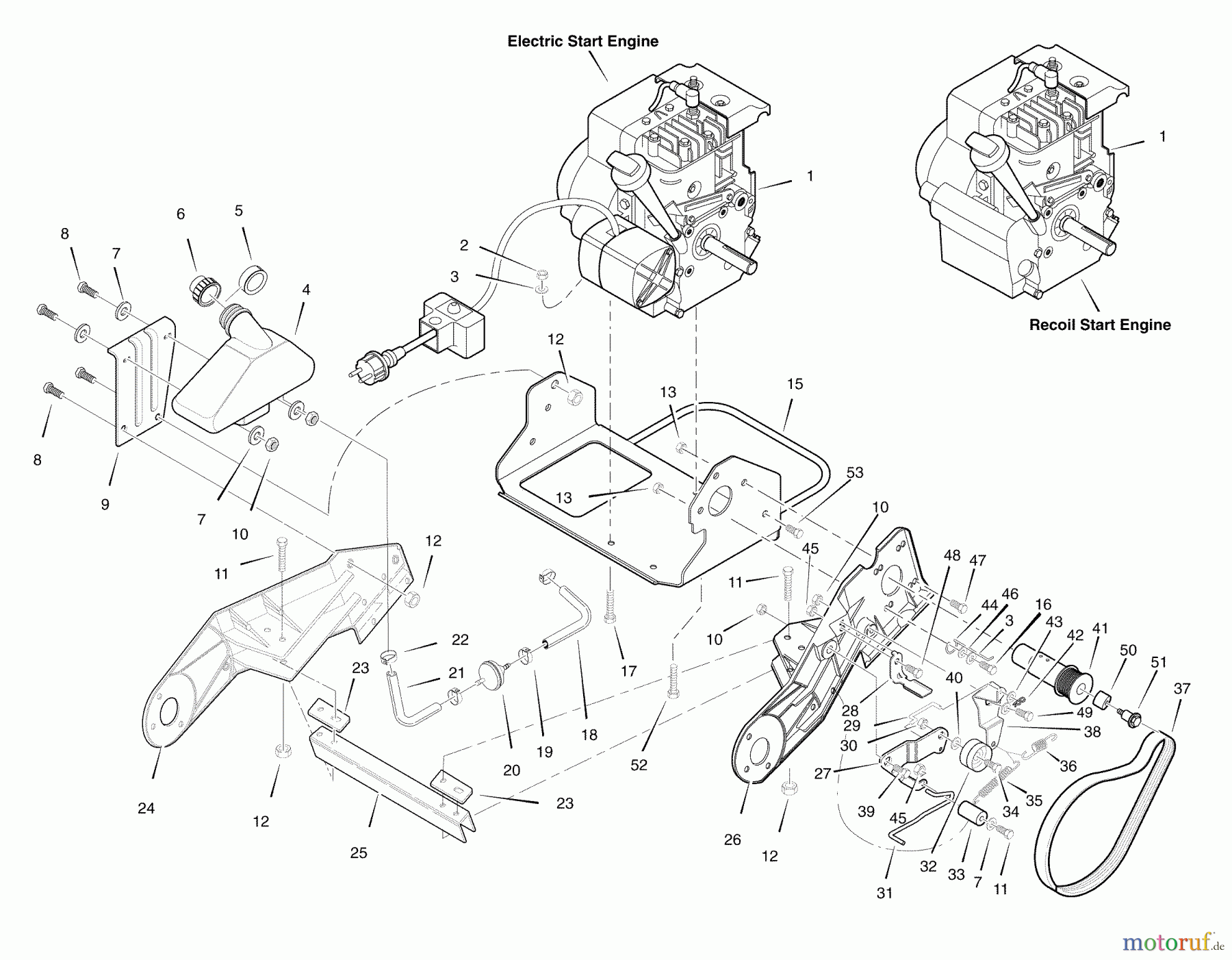  Murray Schneefräsen 5021E (6210540x37NA) - Husqvarna 21