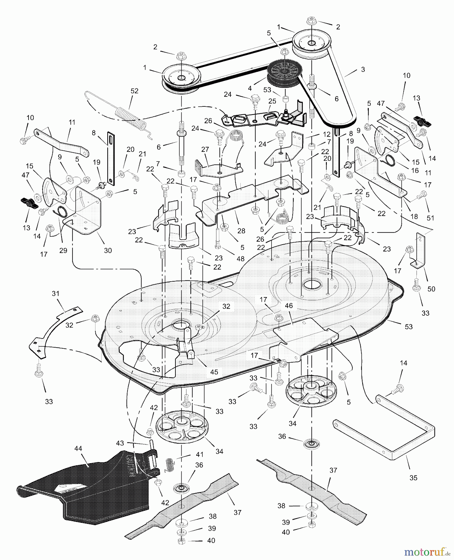  Murray Rasen- und Gartentraktoren 40508x92A - B&S/Murray 40