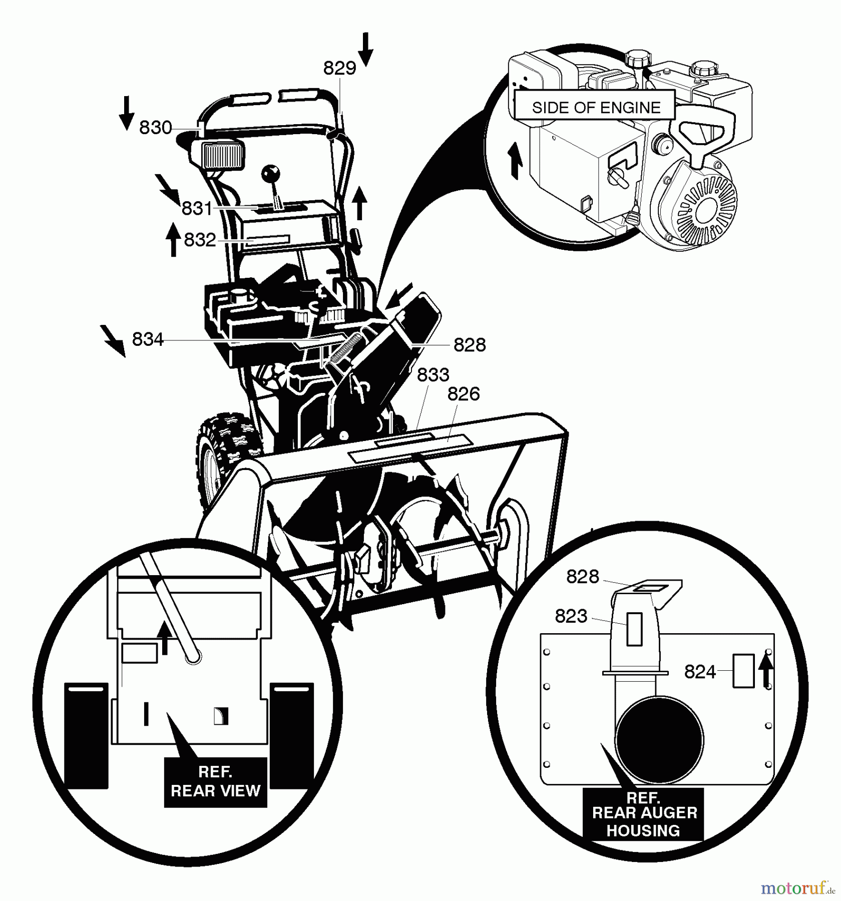  Murray Schneefräsen C950-52431-1 - Craftsman 30