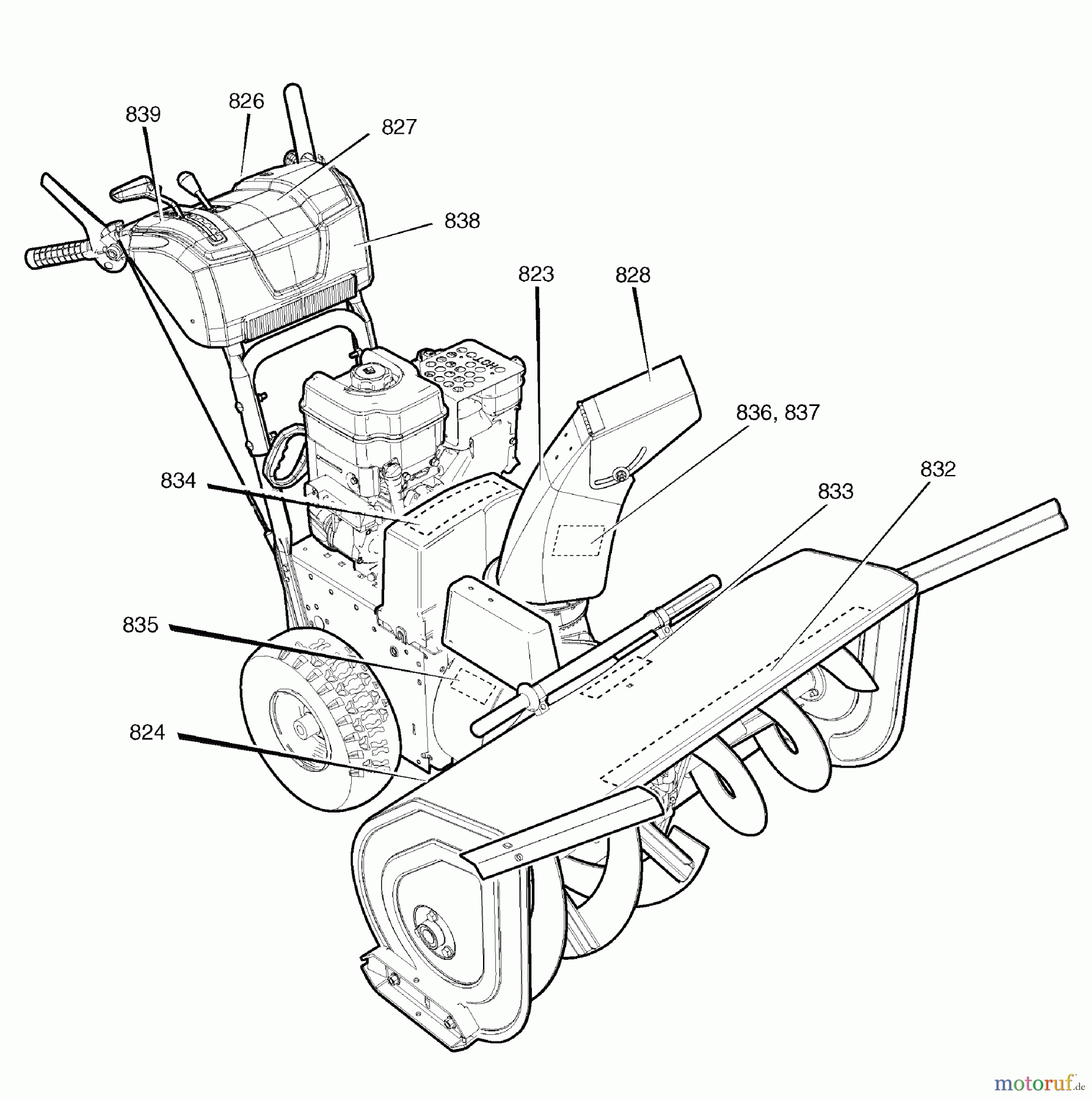  Murray Schneefräsen C950-52850-0 (1695560) - Craftsman 27