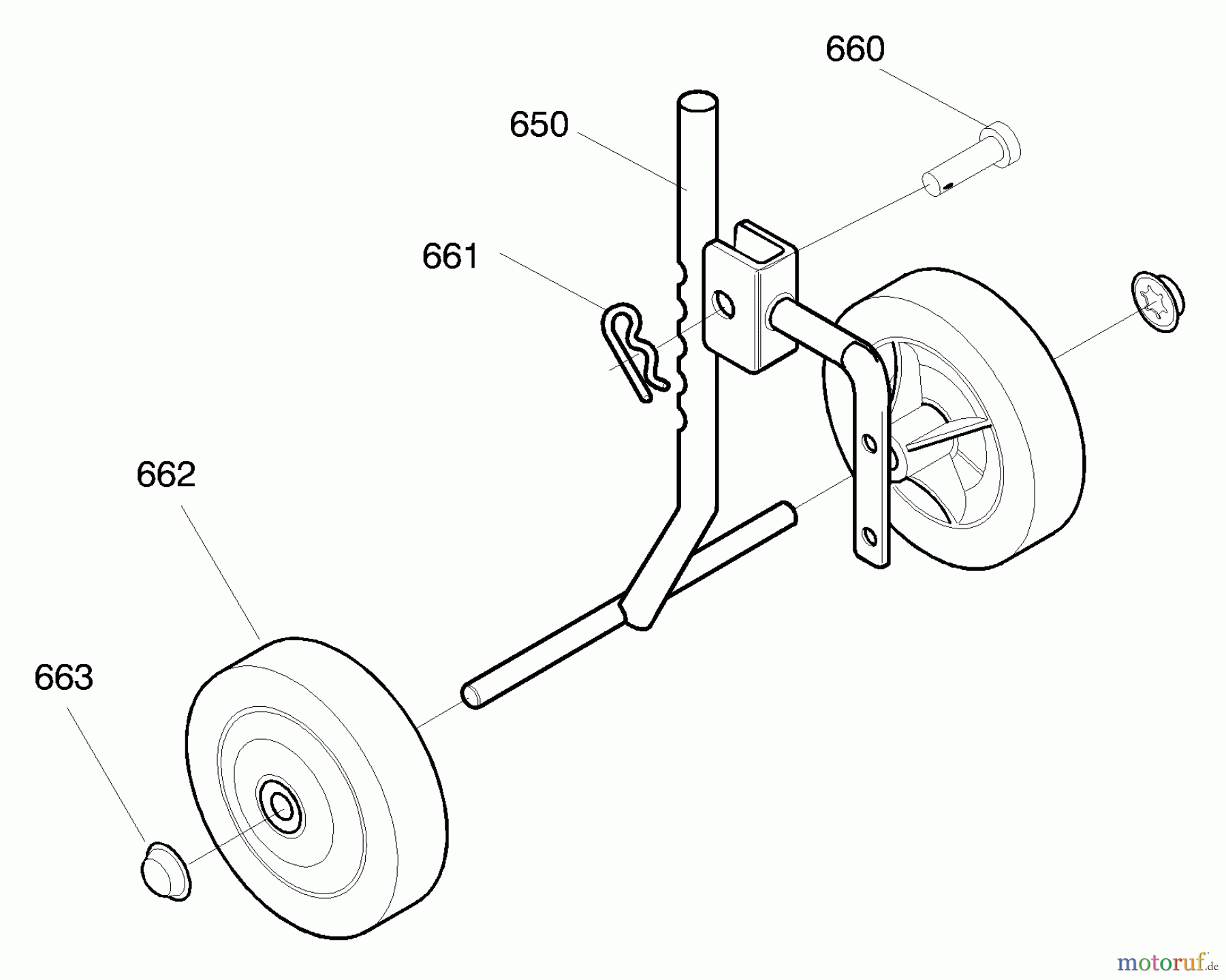  Murray Motorhacken und Kultivierer 11053x92A - B&S/Murray Cultivator (2005) (Walmart) Wheel Mount