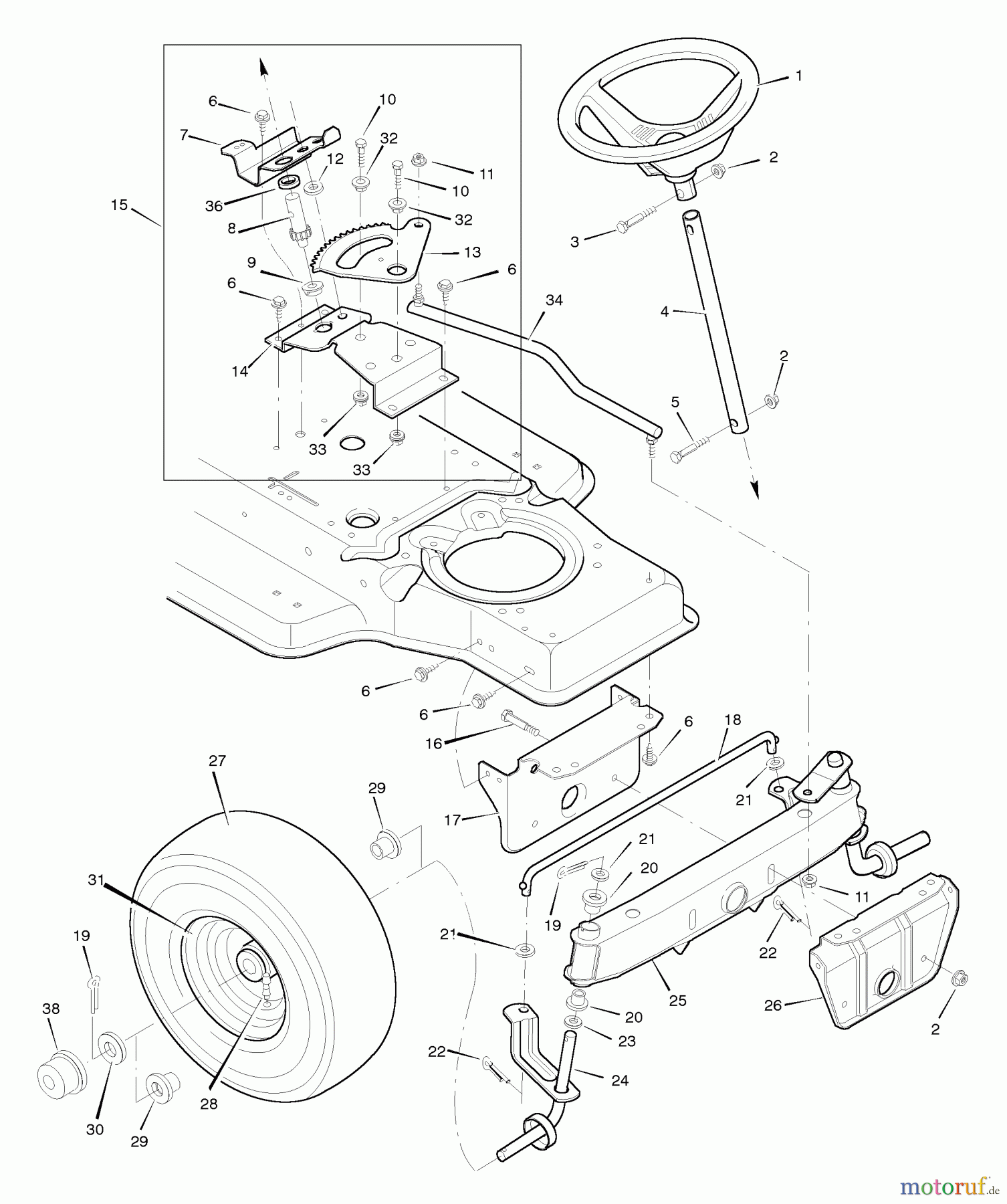  Murray Rasen- und Gartentraktoren 40715x199B - B&S/Murray 40