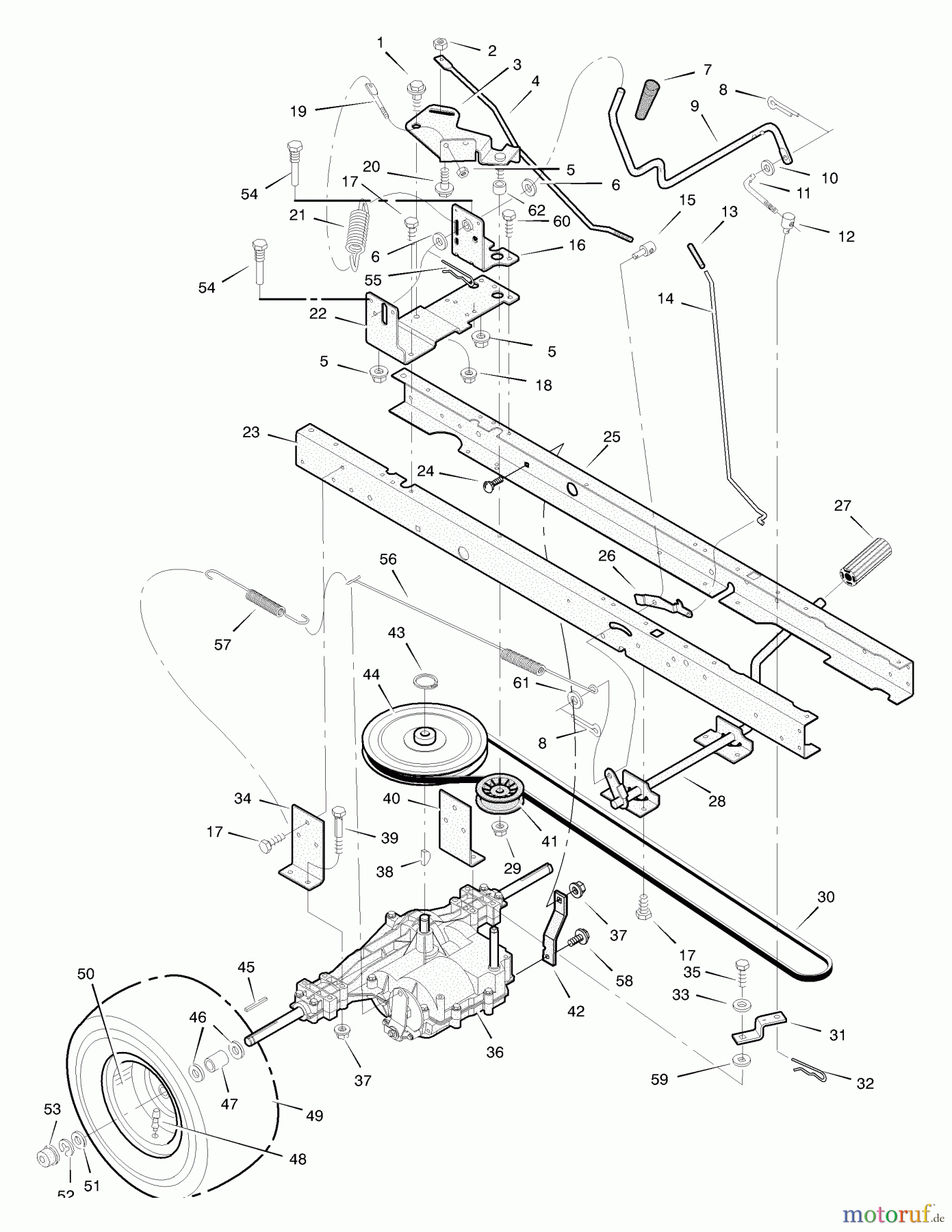  Murray Rasen- und Gartentraktoren 425000x8A - Scotts 42