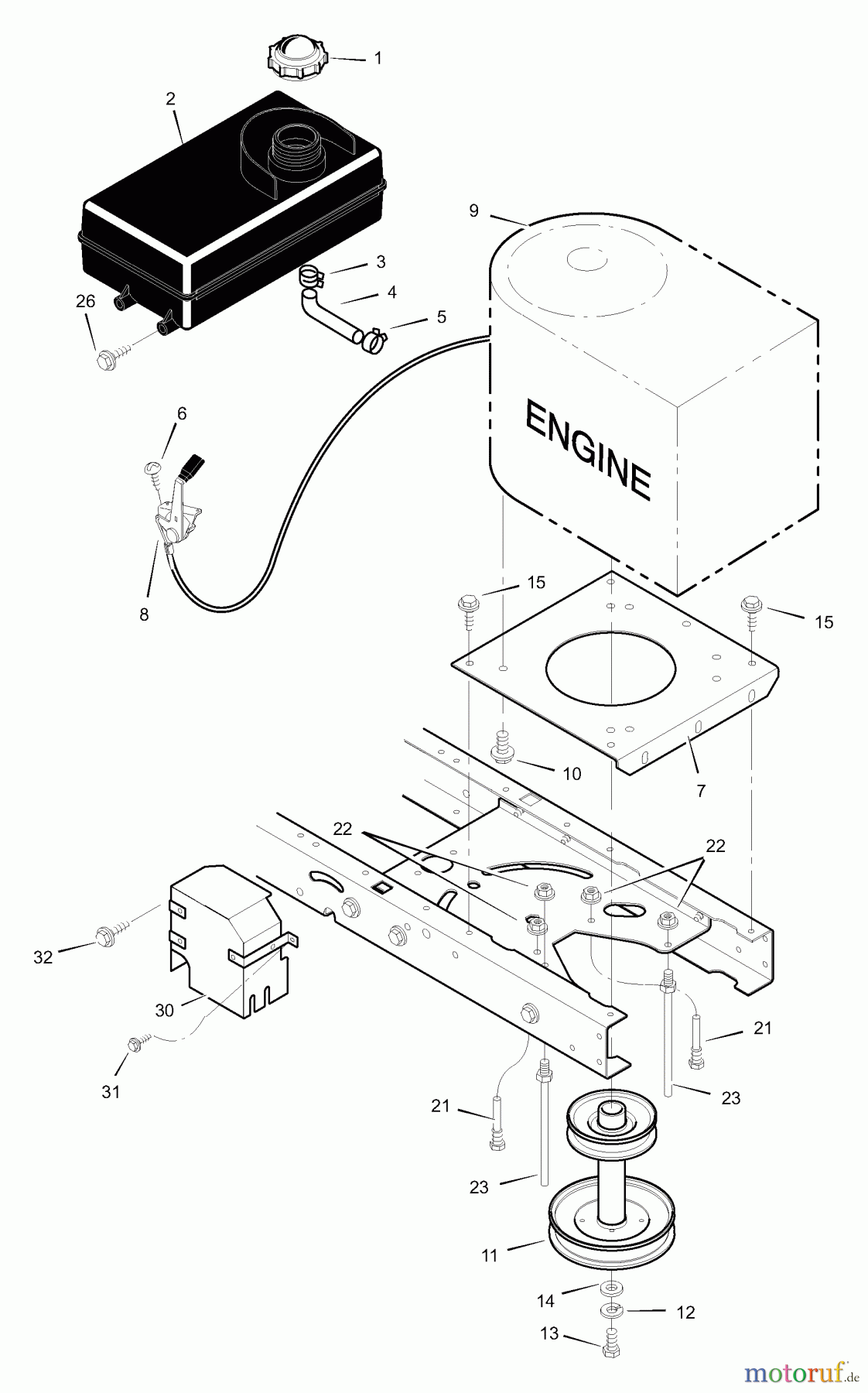  Murray Rasen- und Gartentraktoren 42500x30B - Murray 42