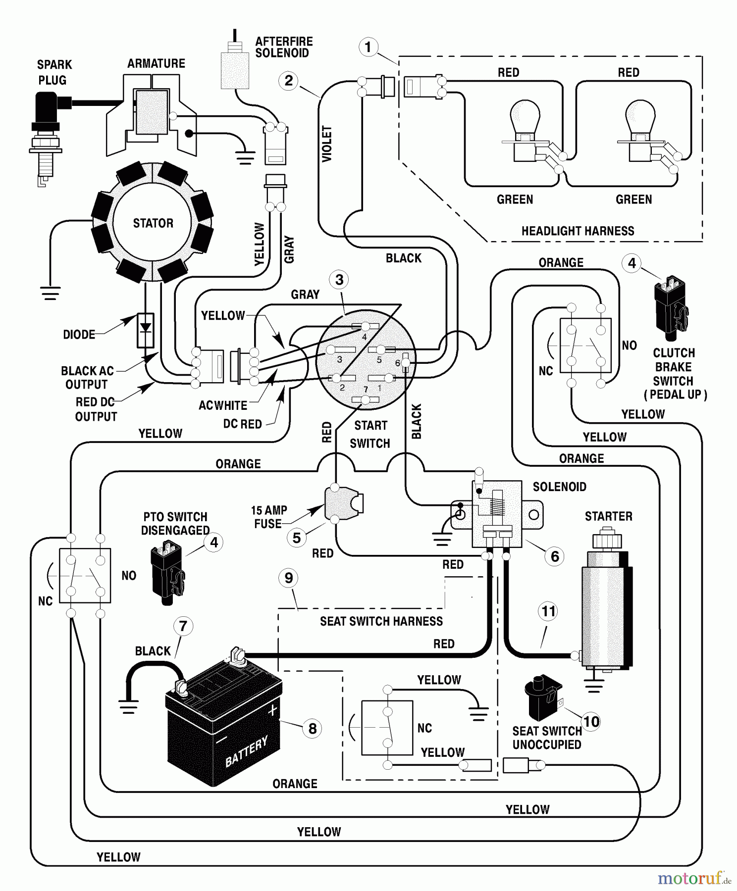  Murray Rasen- und Gartentraktoren 425604x99A - B&S/Murray 42