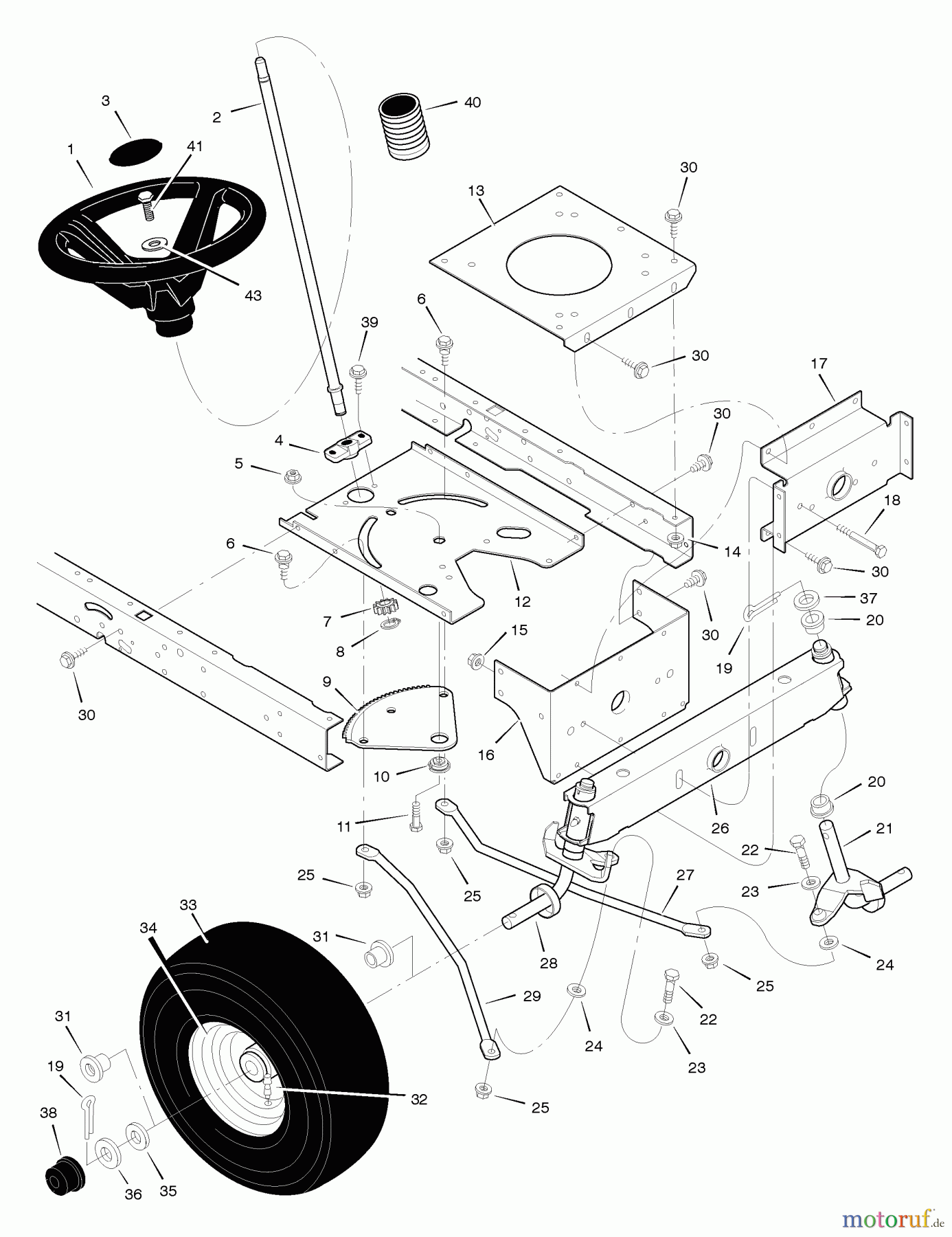  Murray Rasen- und Gartentraktoren 425604x99C - B&S/Murray 42