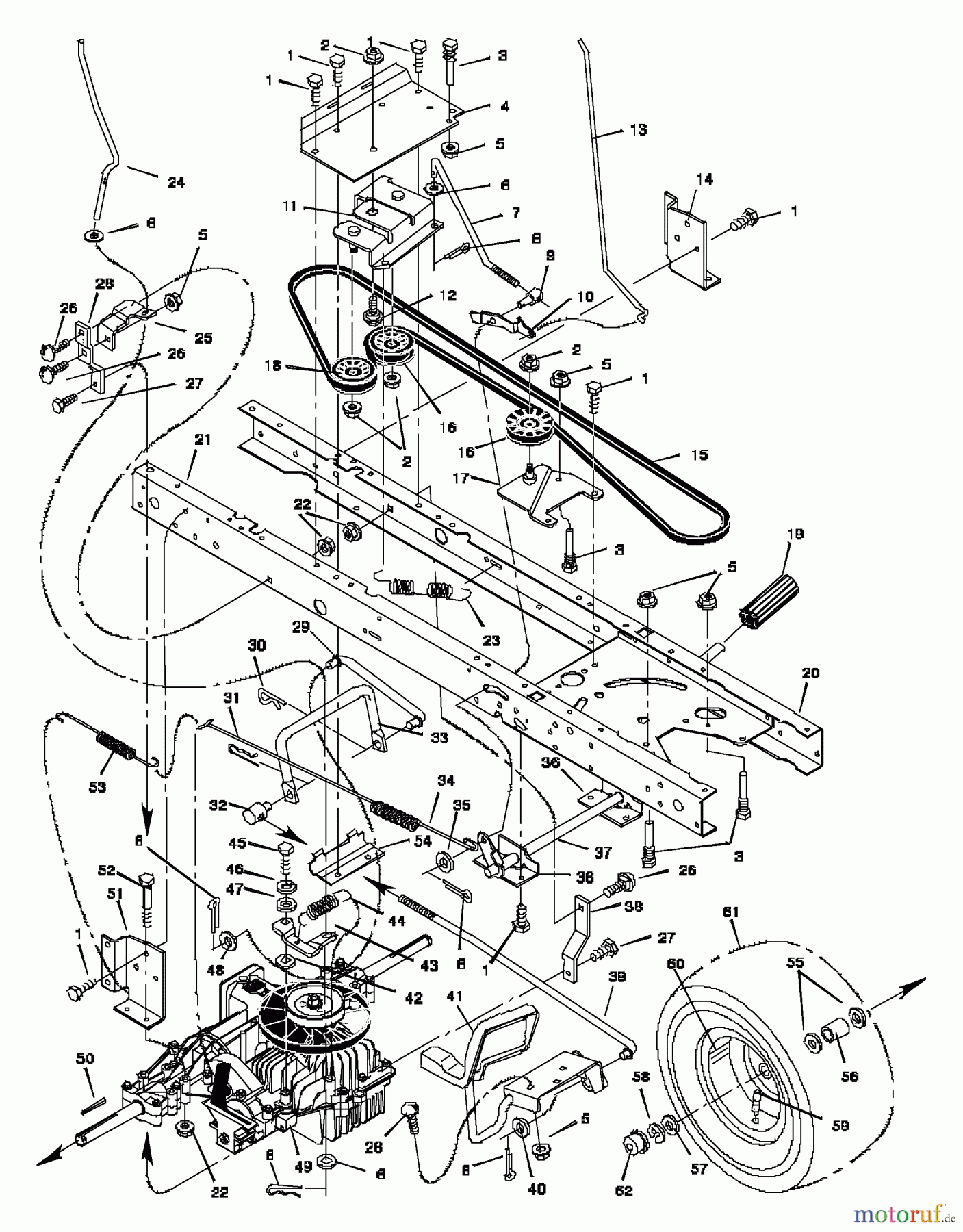  Murray Rasen- und Gartentraktoren 42560x92A - B&S/Murray 42