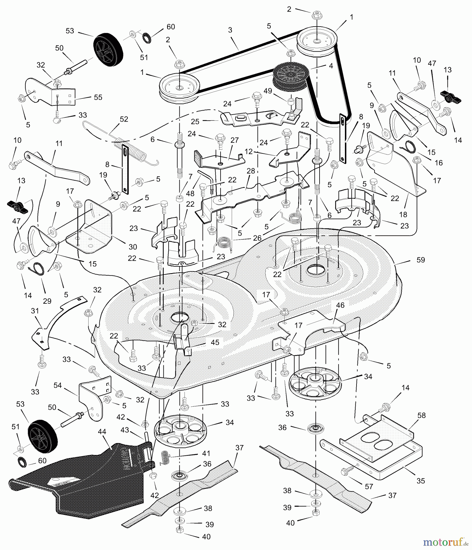  Murray Rasen- und Gartentraktoren 42598x92A - B&S/Murray 42