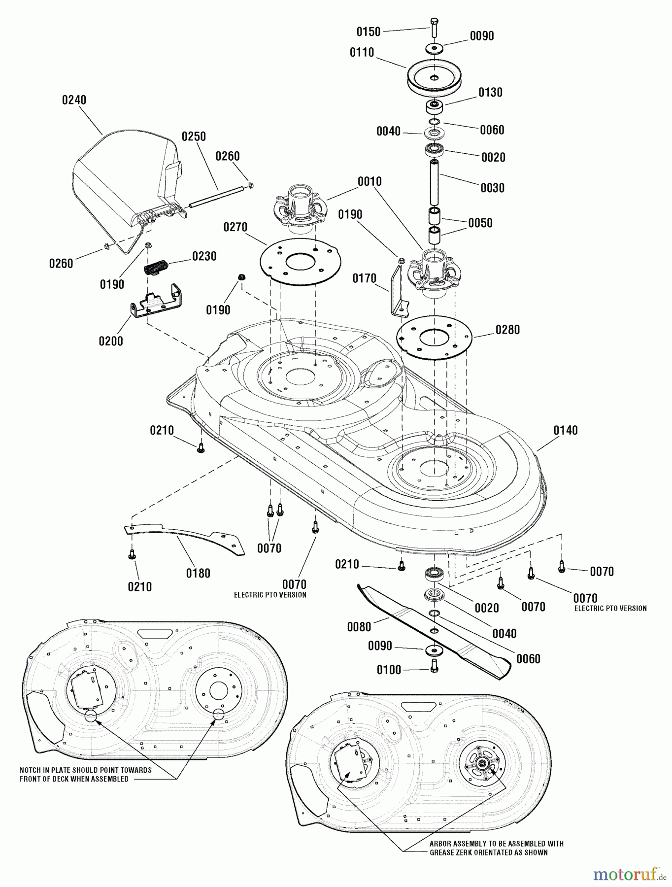  Murray Rasen- und Gartentraktoren 107.250040 (2691085-00) - Craftsman CTX9000, 42