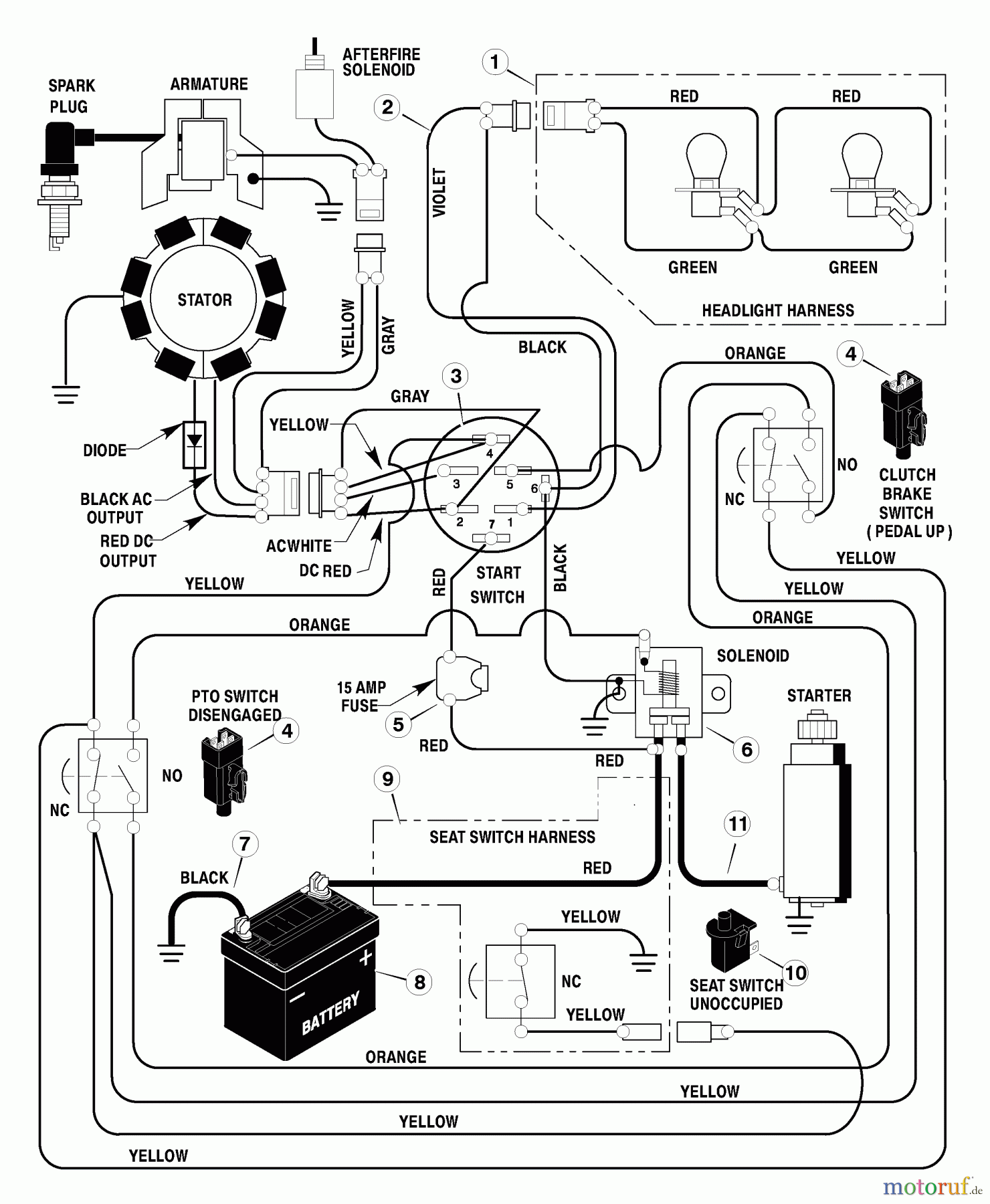  Murray Rasen- und Gartentraktoren 465605x48A - B&S/Murray 46