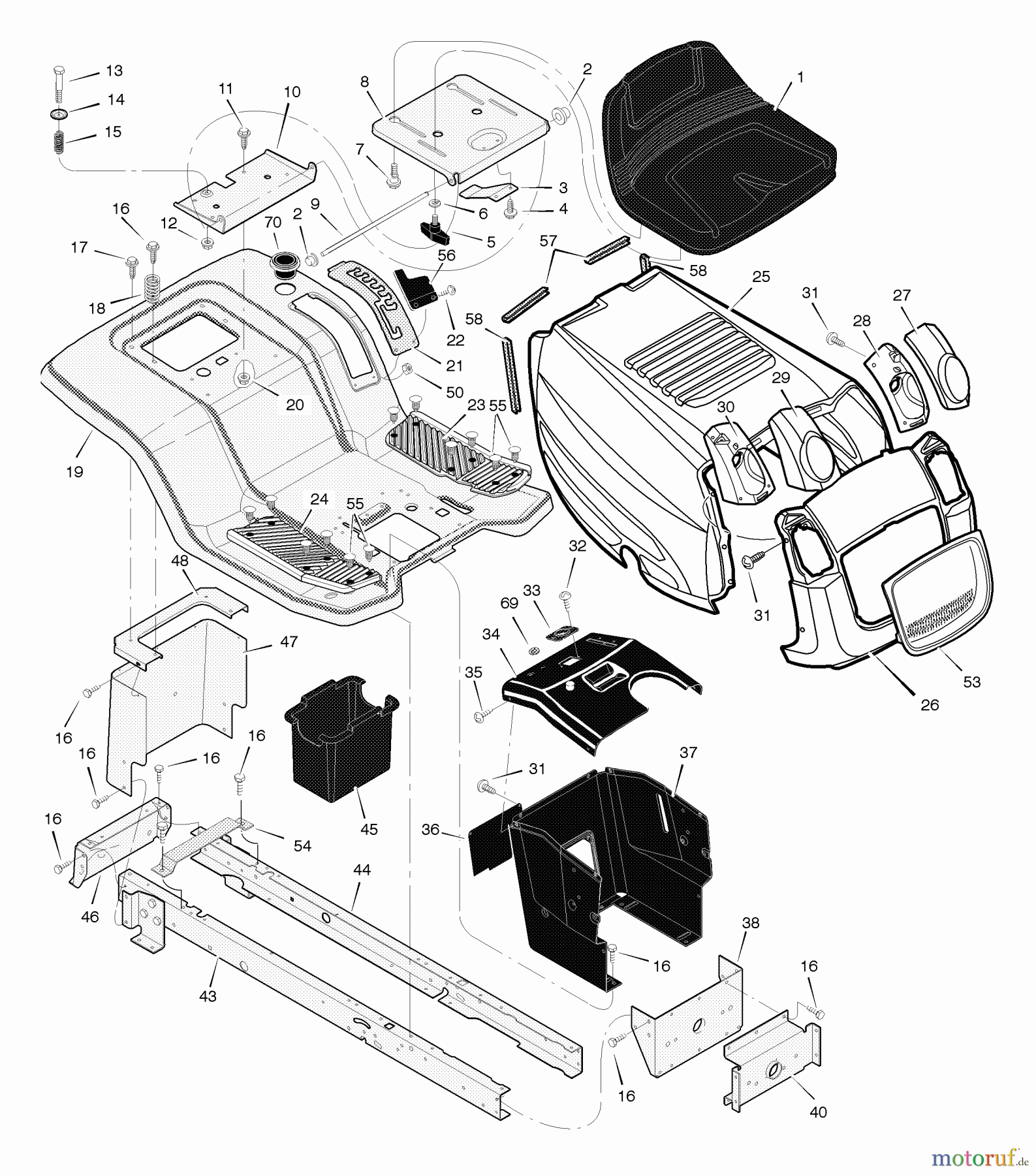  Murray Rasen- und Gartentraktoren 465605x48B - B&S/Murray 46