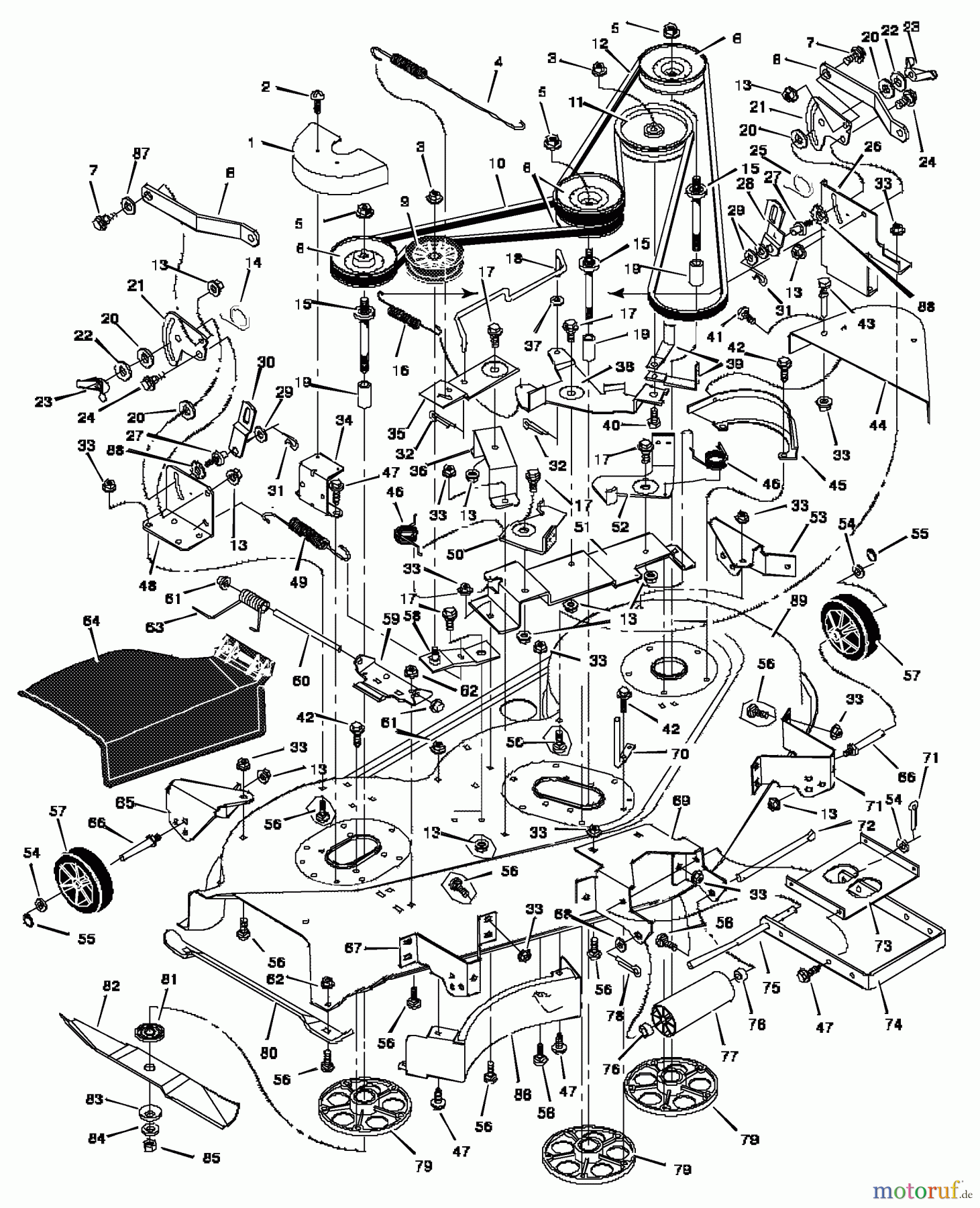  Murray Rasen- und Gartentraktoren 48560x192A - B&S/Murray 48