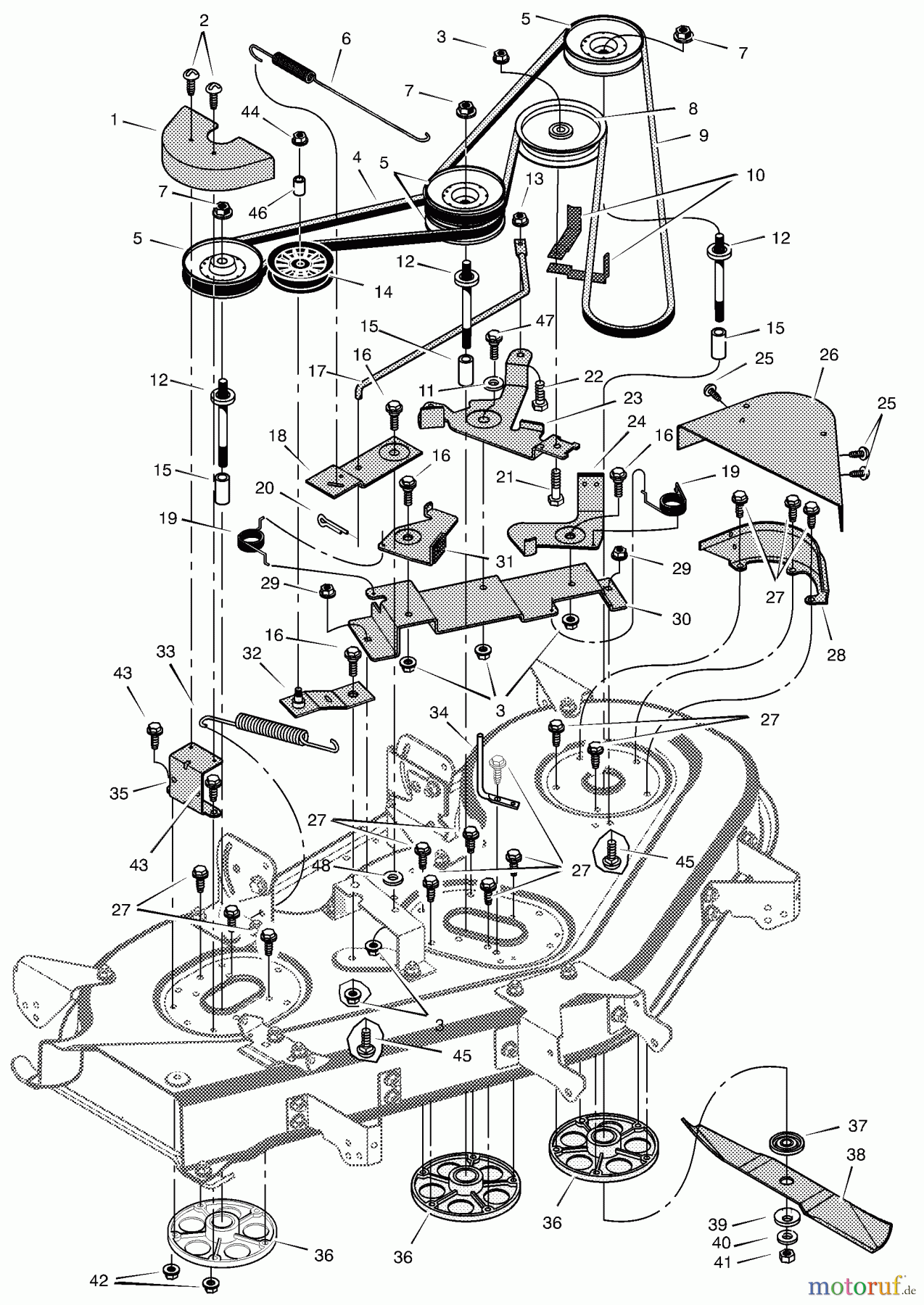  Murray Rasen- und Gartentraktoren 521613x189A - Yard King Performance 52