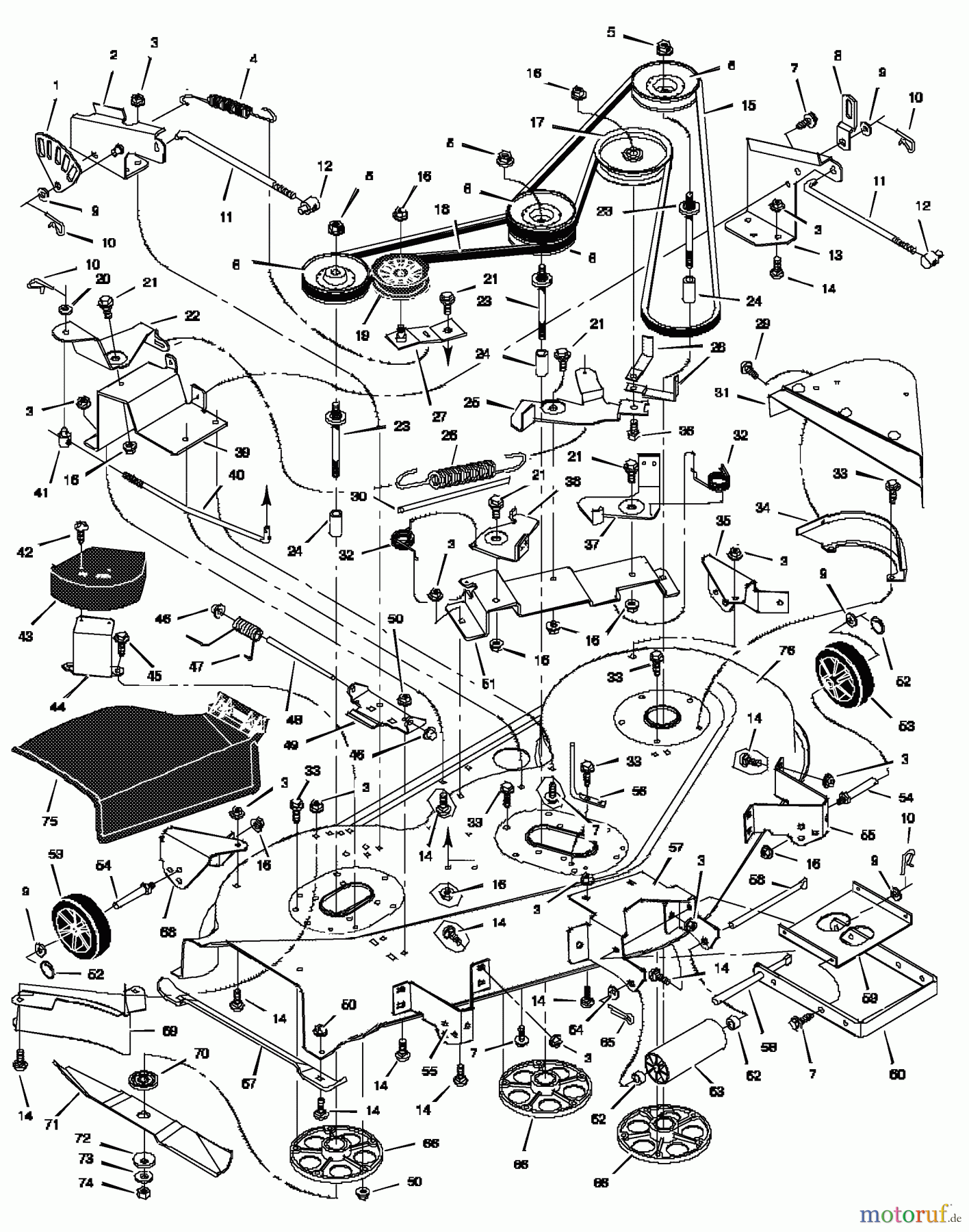  Murray Rasen- und Gartentraktoren 52370x192A - B&S/Murray 52