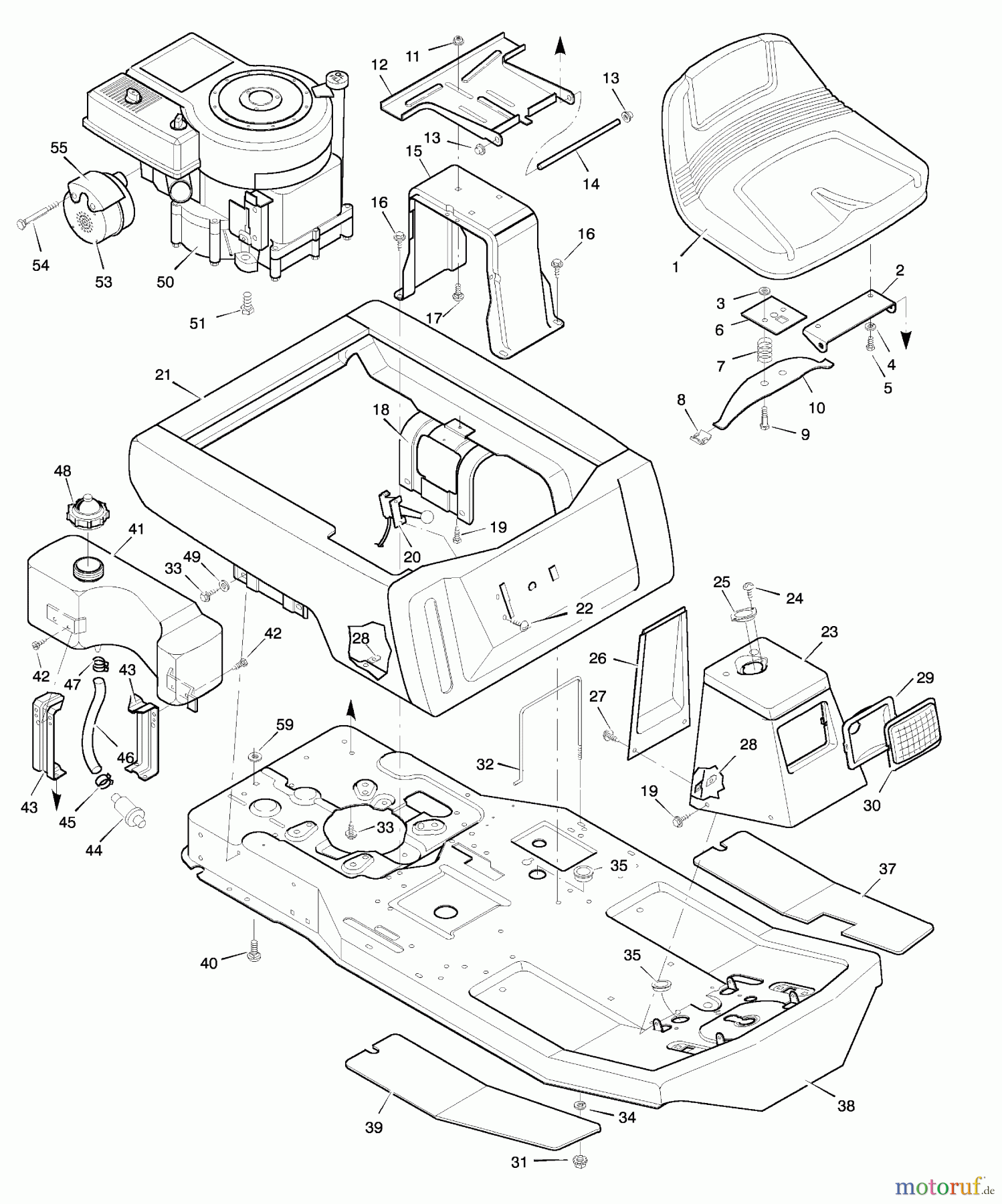  Murray Rasen- und Gartentraktoren 30560F - Murray 30