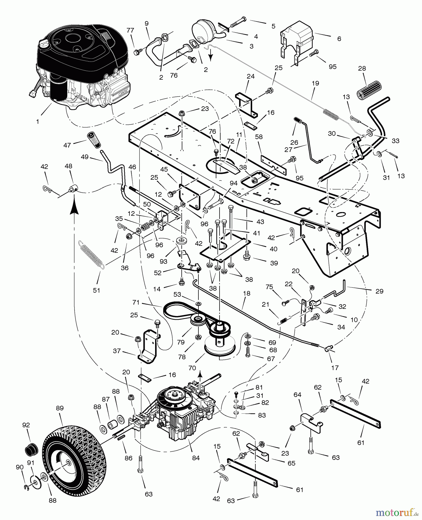  Murray Reitermäher 536.270302 - Craftsman 30