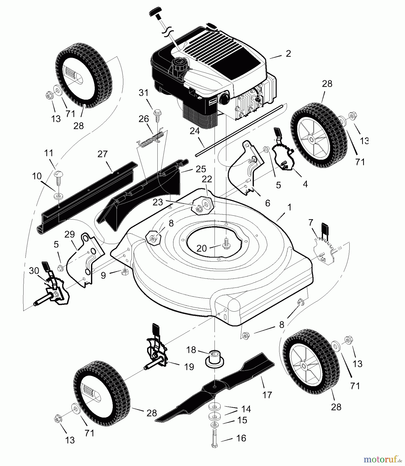  Murray Rasenmäher 20405C - Murray 20