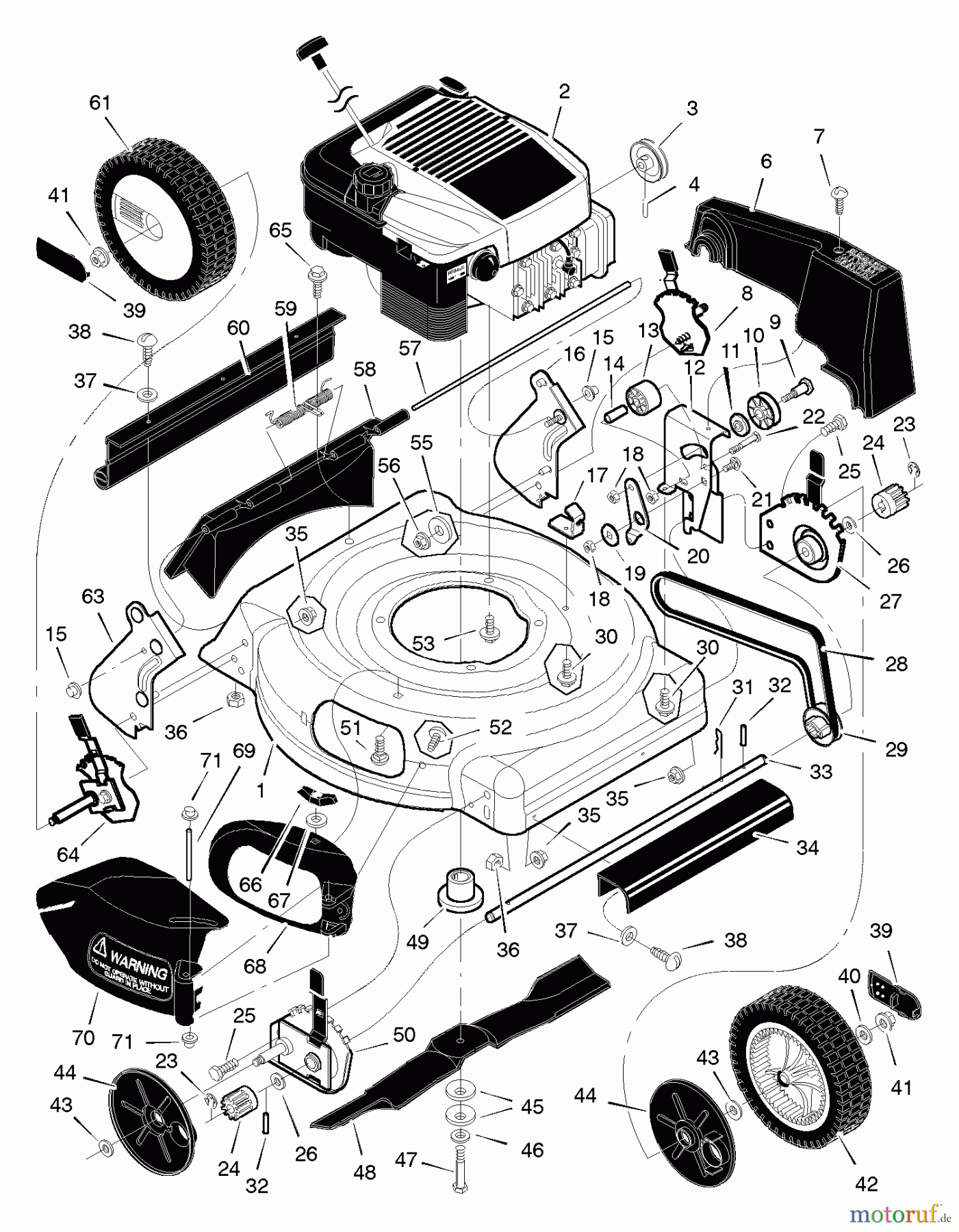  Murray Rasenmäher 20606B - Murray 20