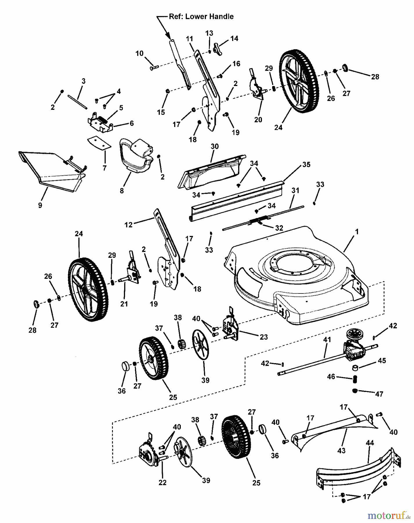  Murray Rasenmäher MP22675HW (7800205) - Murray 22