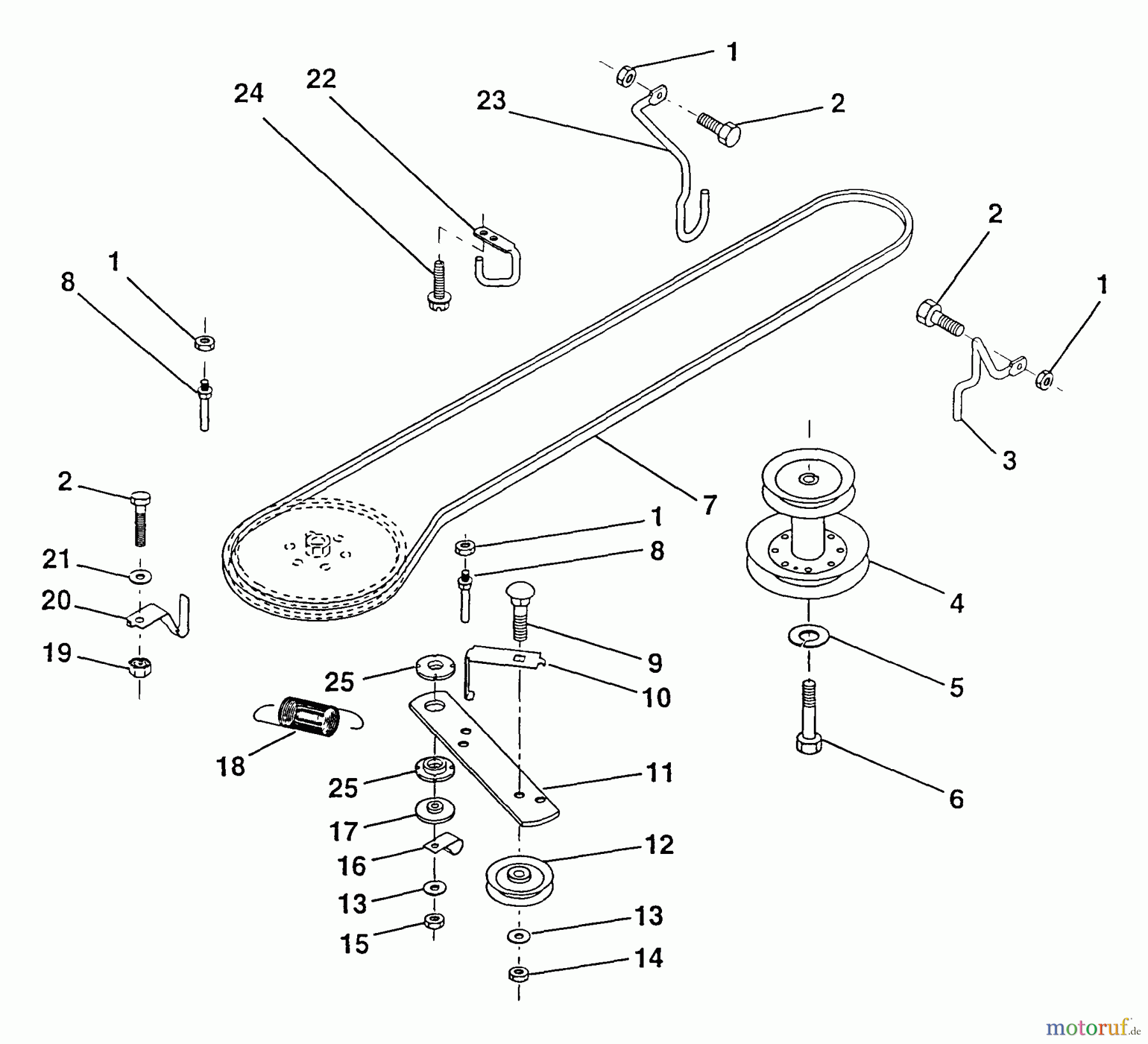  Poulan / Weed Eater Rasen und Gartentraktoren PP11536 - Poulan Pro Lawn Tractor Ground Drive