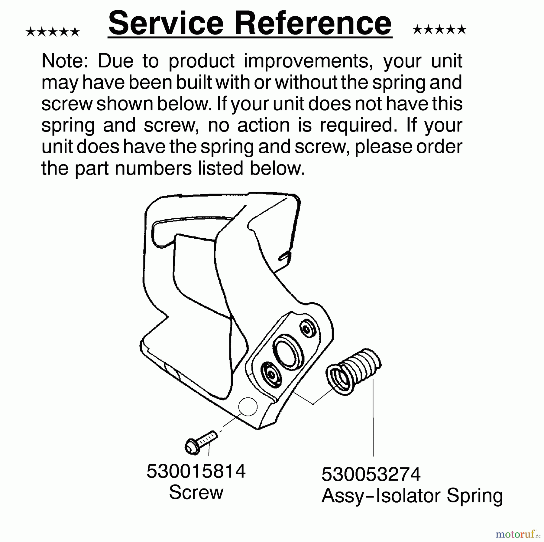  Poulan / Weed Eater Motorsägen 2550 (Type 2) - Poulan Woodmaster Chainsaw Service Reference (Part 2)