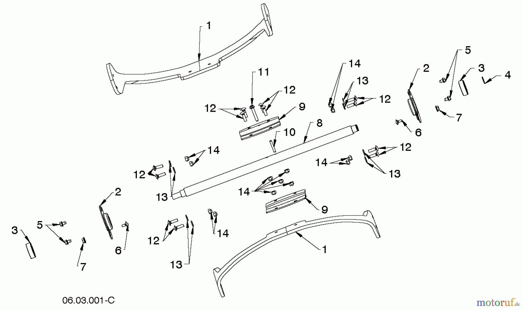  Poulan / Weed Eater Schneefräsen PP521ES (96188000601) - Poulan Pro Snow Thrower (2012-07) AUGER HOUSING IMPELLER