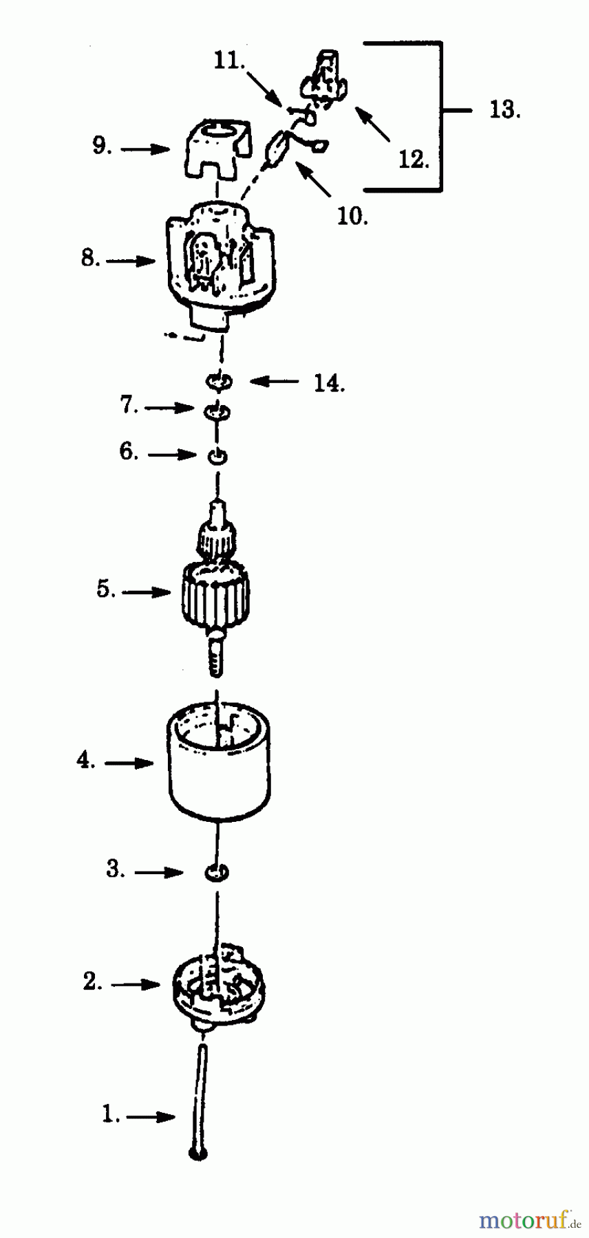  Poulan / Weed Eater Kantenschneider 9100 - Paramount Electric Edger BRUSH ASSEMBLY