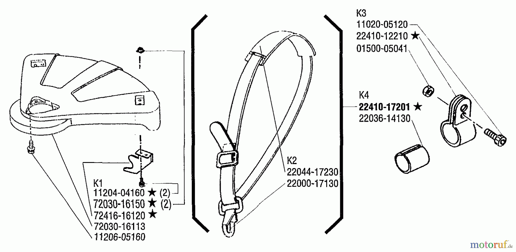  Shindaiwa Trimmer, Faden / Bürste F230 - Shindaiwa String Trimmer Guard, Strap