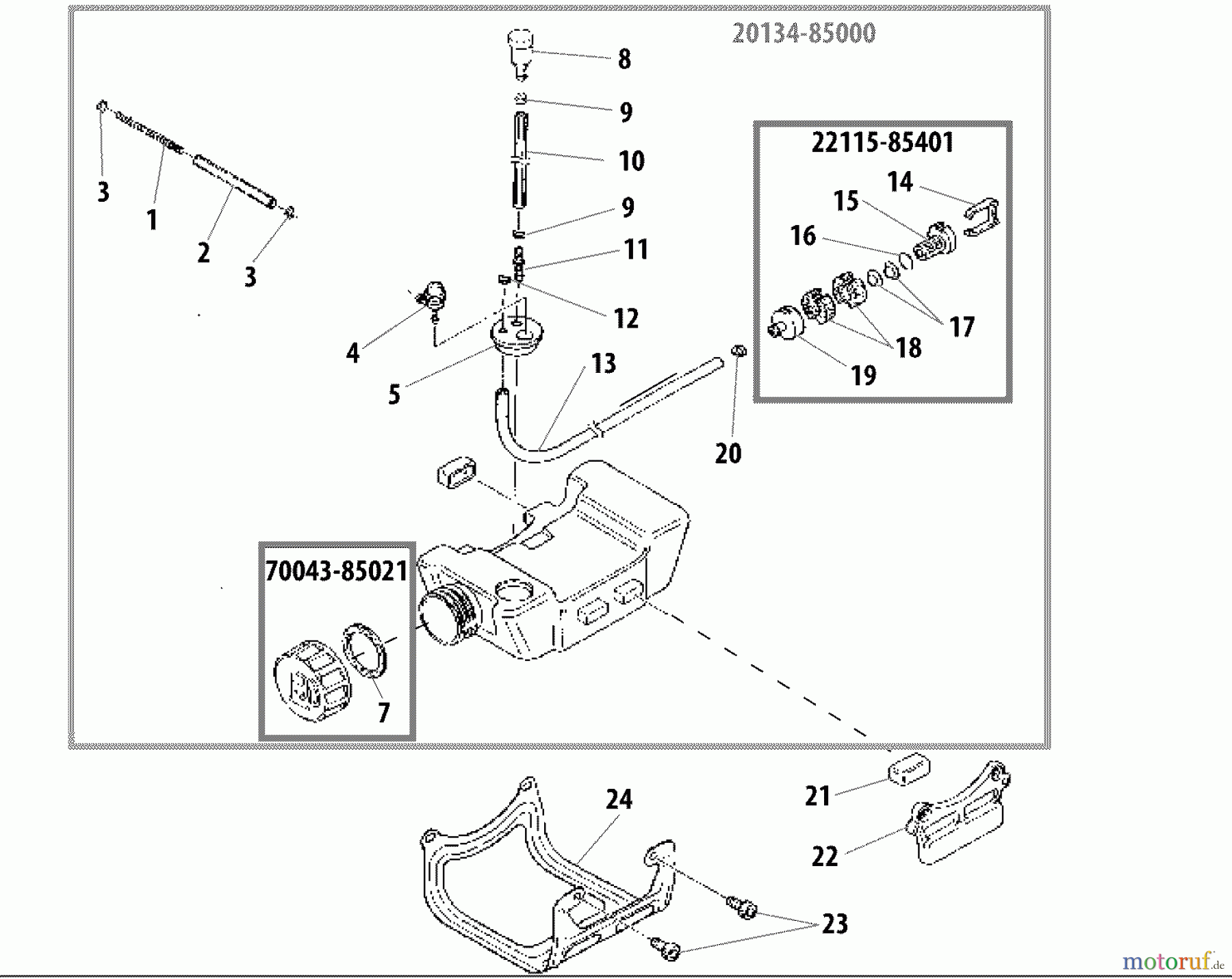  Shindaiwa Trimmer, Faden / Bürste T260B - Shindaiwa String Trimmer Fuel Tank