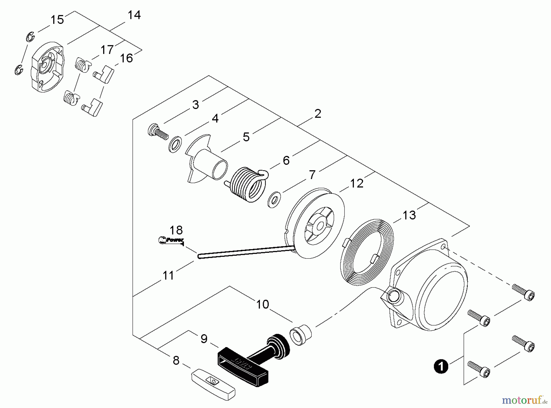  Shindaiwa Bläser / Sauger / Häcksler / Mulchgeräte EB633RT - Shindaiwa Back Pack Blower, Starter