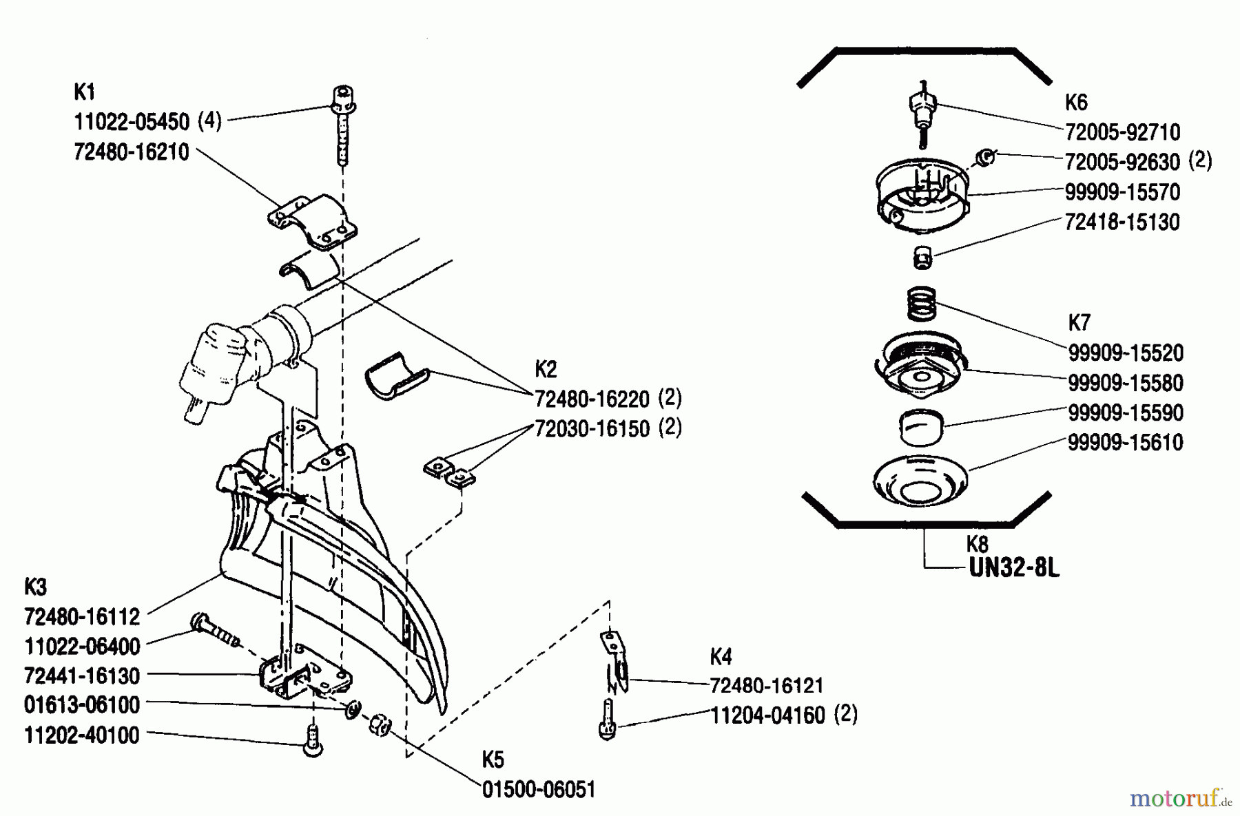  Shindaiwa Trimmer, Faden / Bürste T350 - Shindaiwa String Trimmer Guard