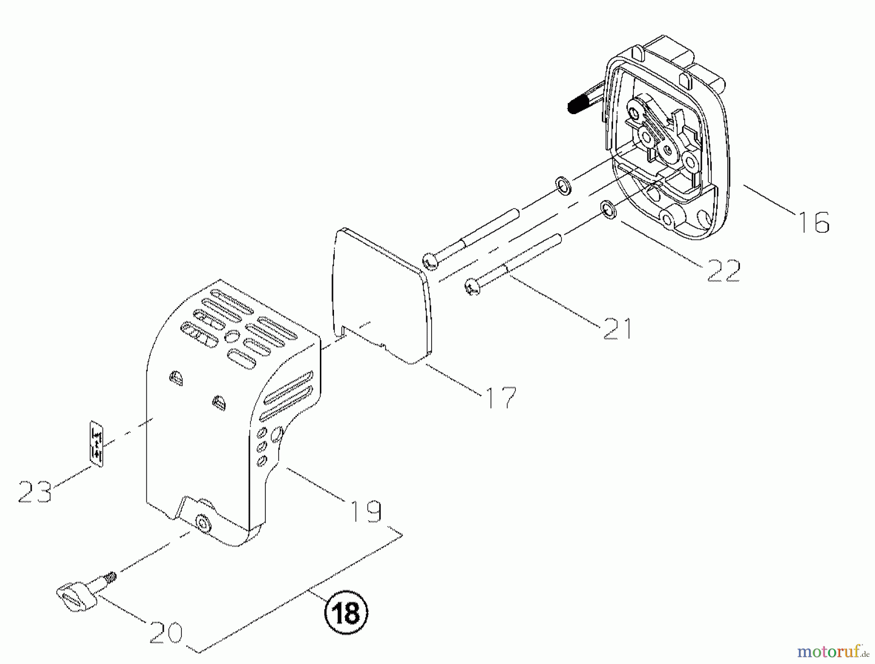  Shindaiwa Bläser / Sauger / Häcksler / Mulchgeräte EB2510 - Shindaiwa Hand Held Blower Cleaner Assembly (1)